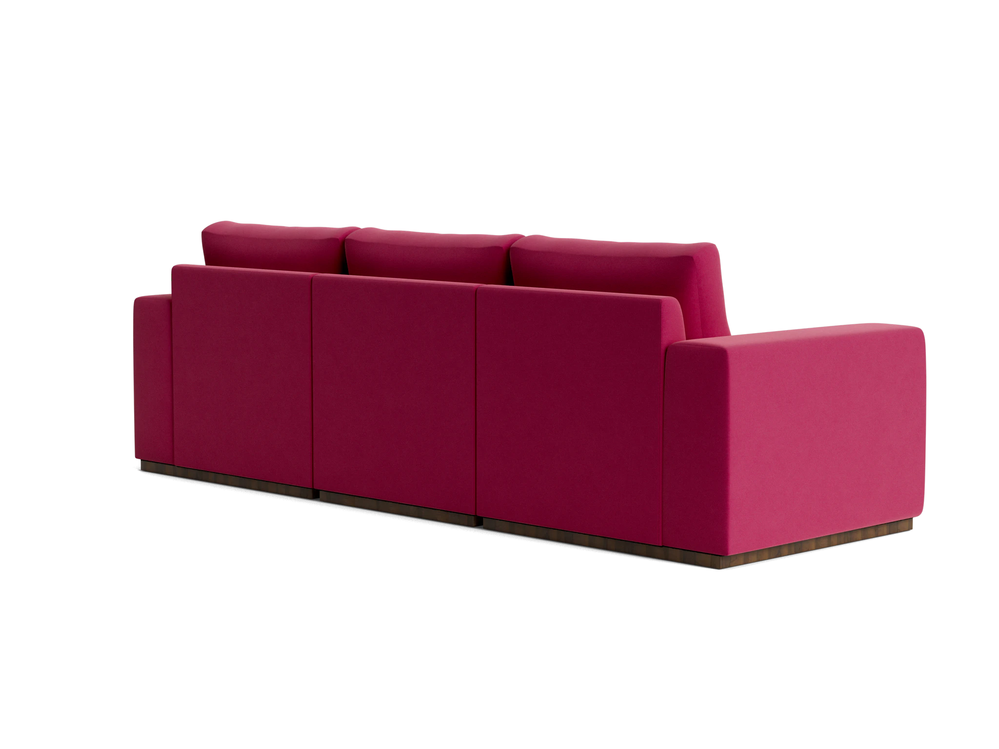 holt petite modular sofa royale berry