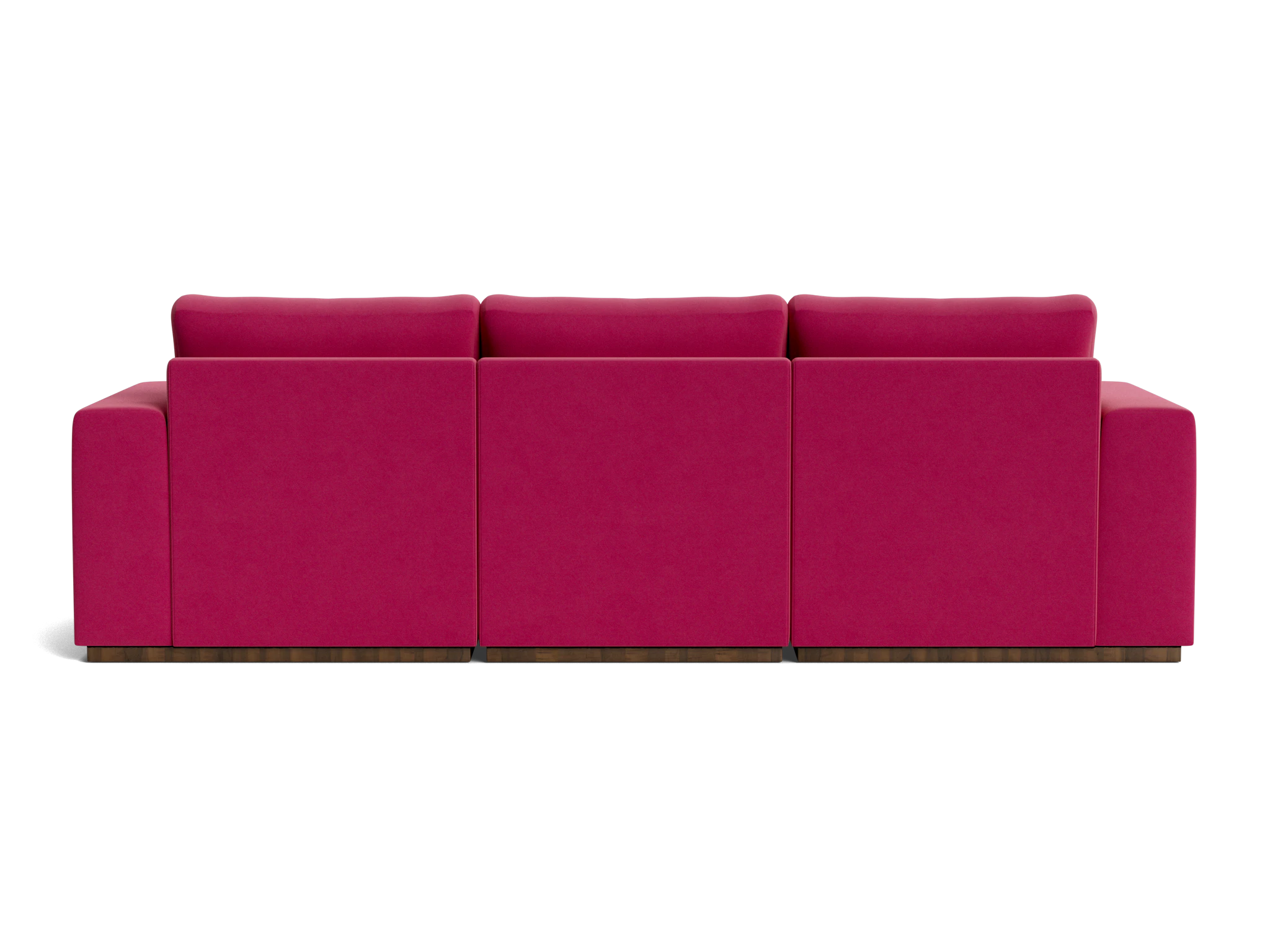 holt petite modular sofa royale berry