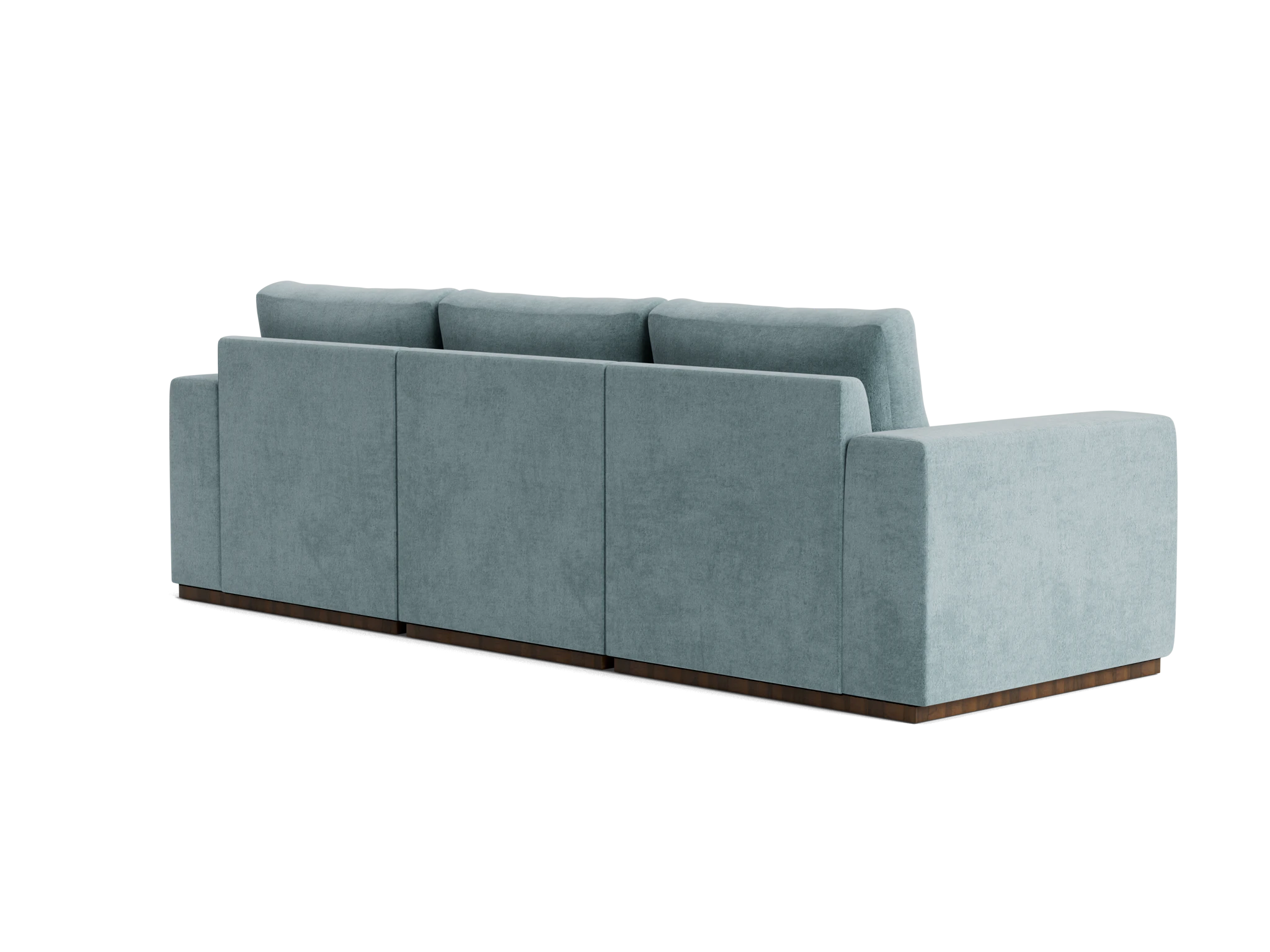 holt petite modular sofa plush mist
