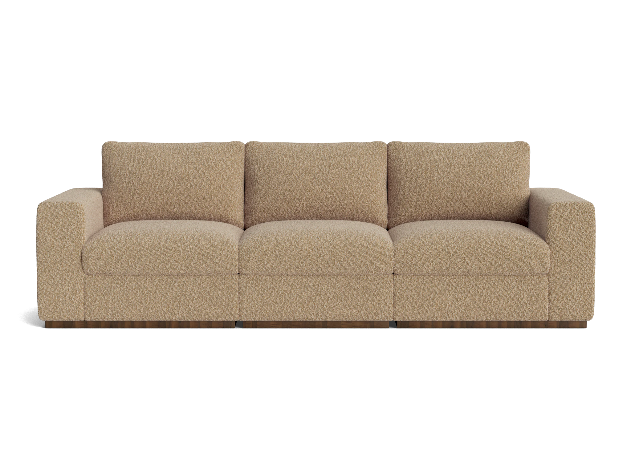 holt petite modular sofa bubbly cream soda