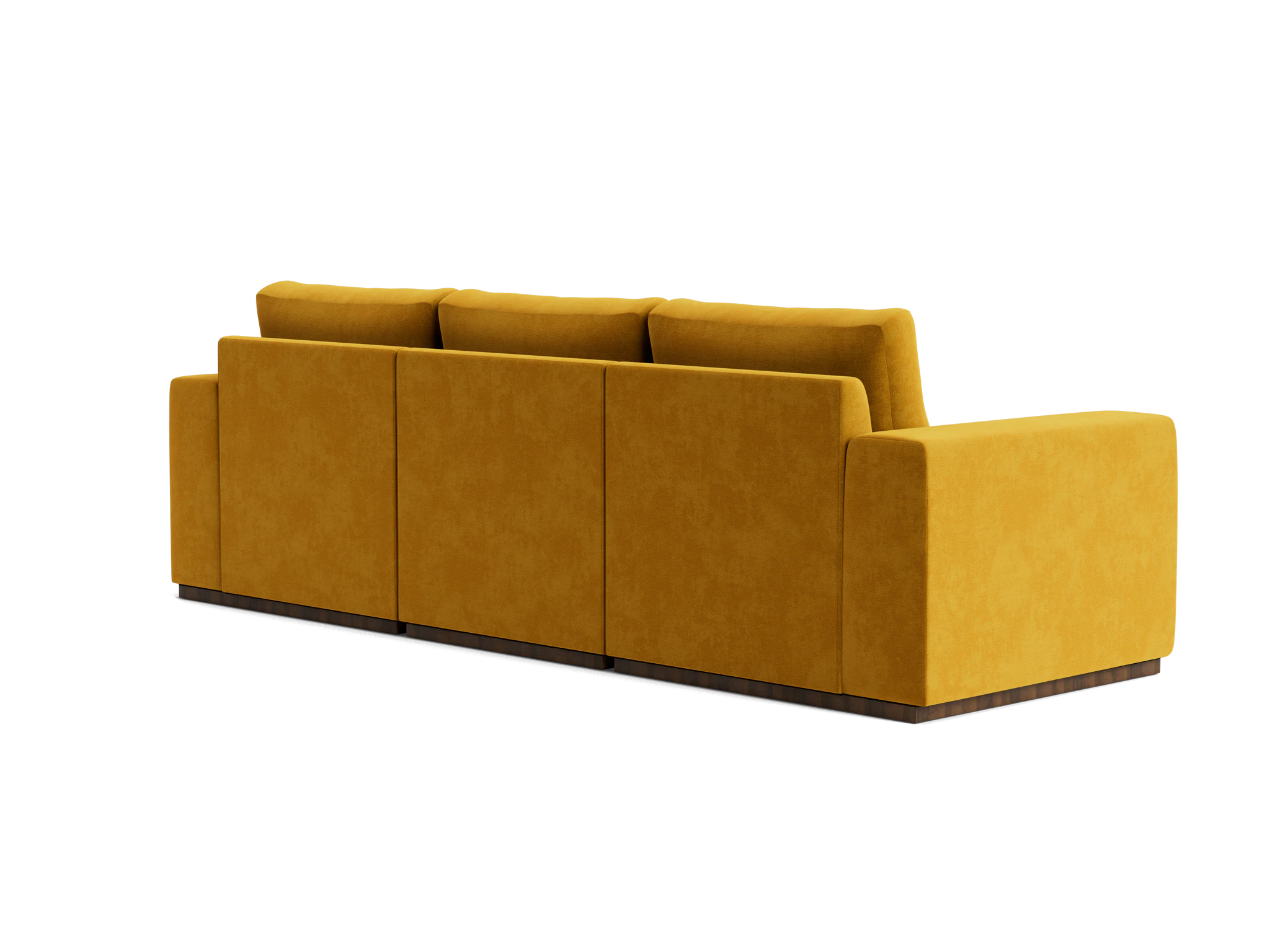 holt petite modular sofa harper amber gold