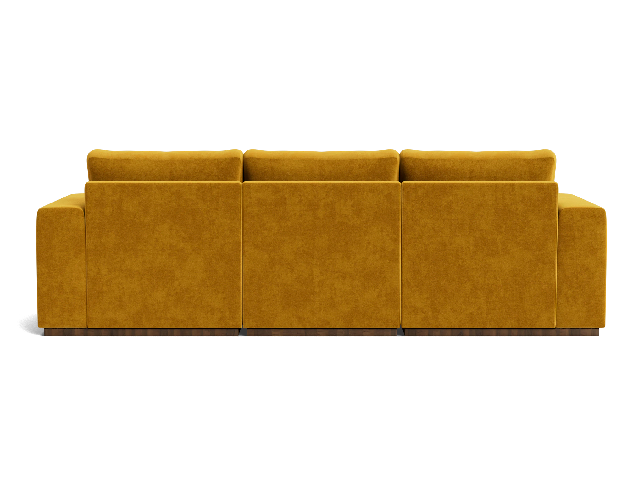 holt petite modular sofa harper amber gold
