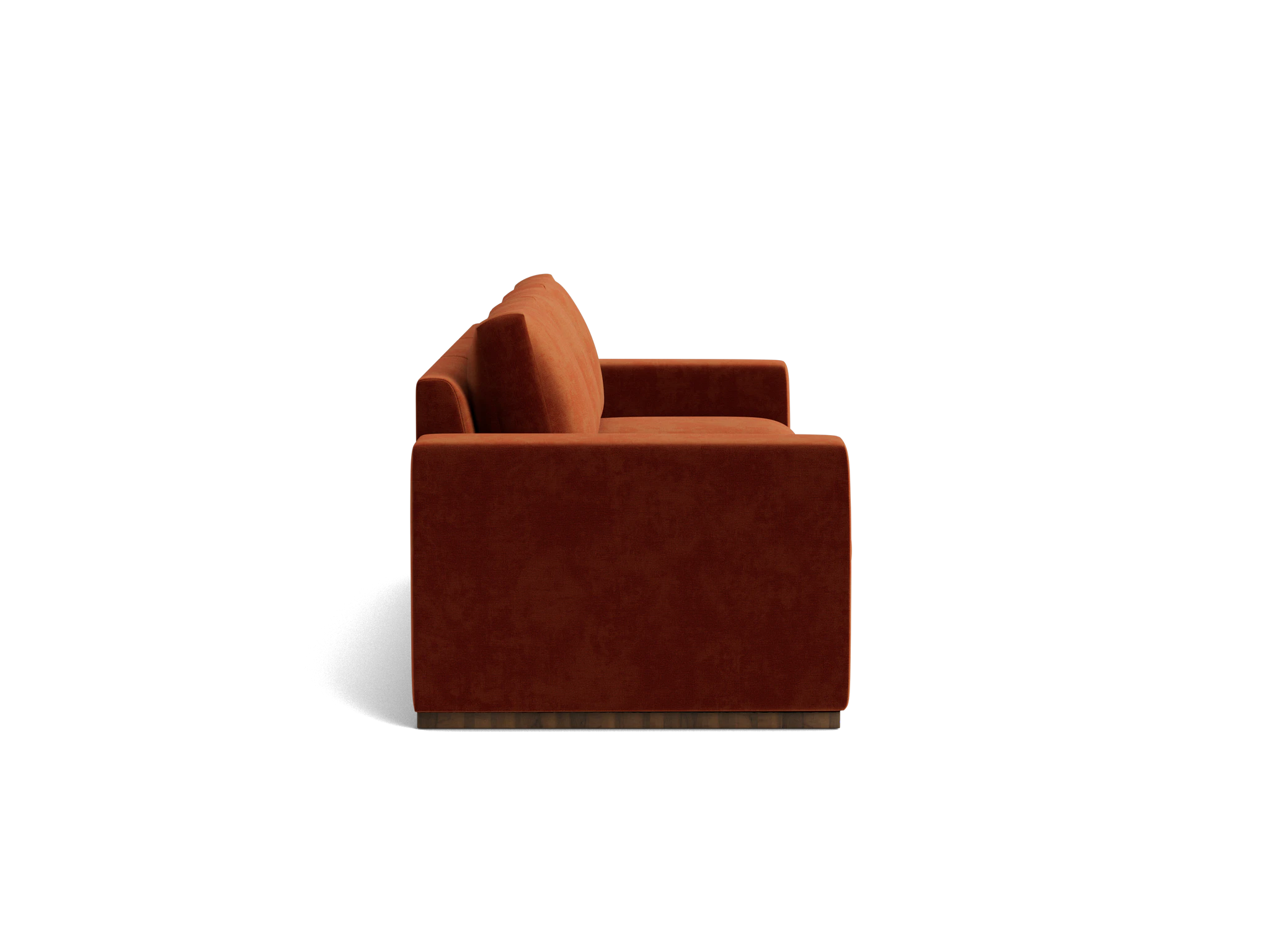 holt petite modular sofa harper cinnamon