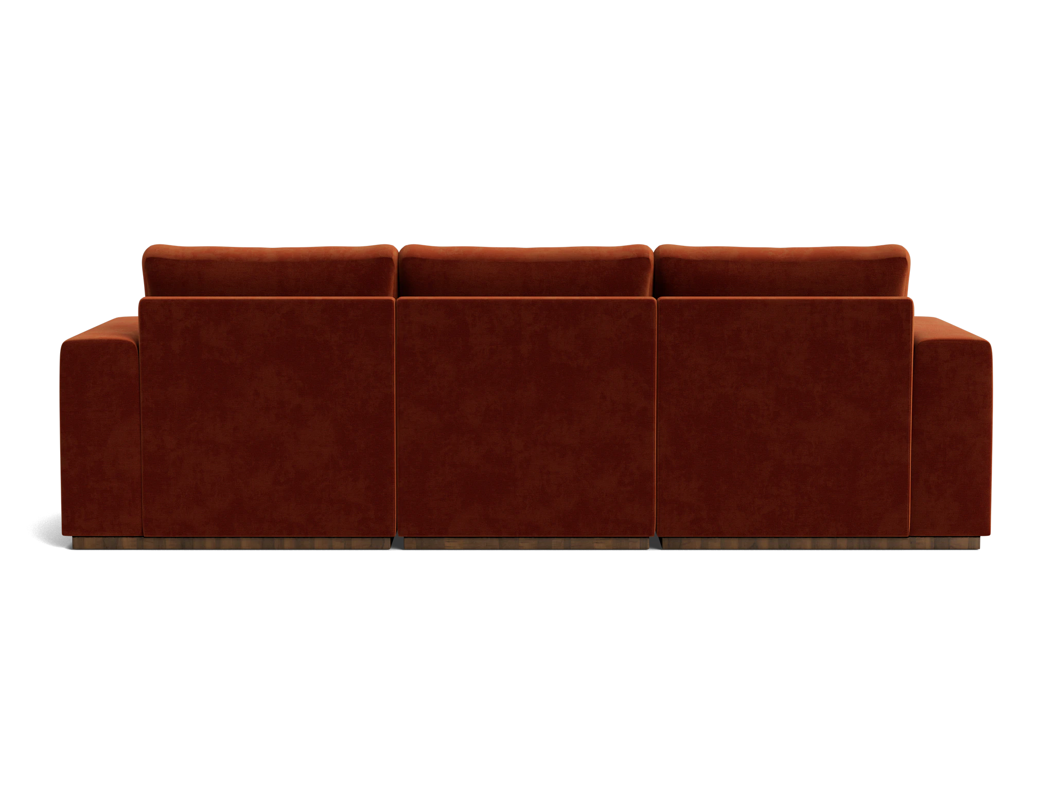 holt petite modular sofa harper cinnamon