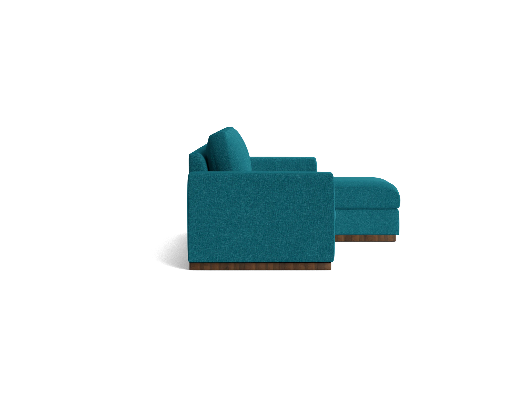holt petite modular sectional key largo zenith teal