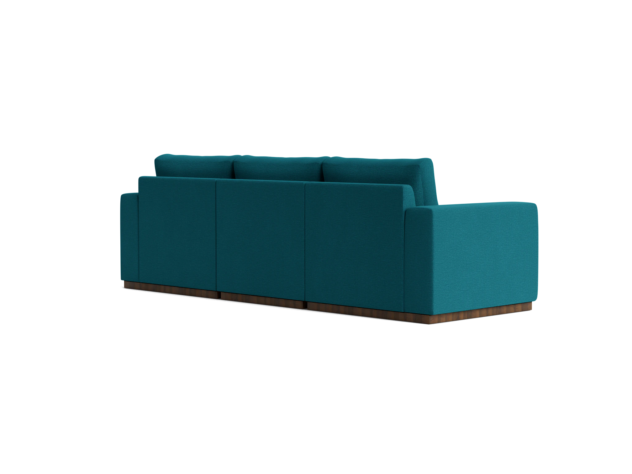 holt petite modular sectional key largo zenith teal