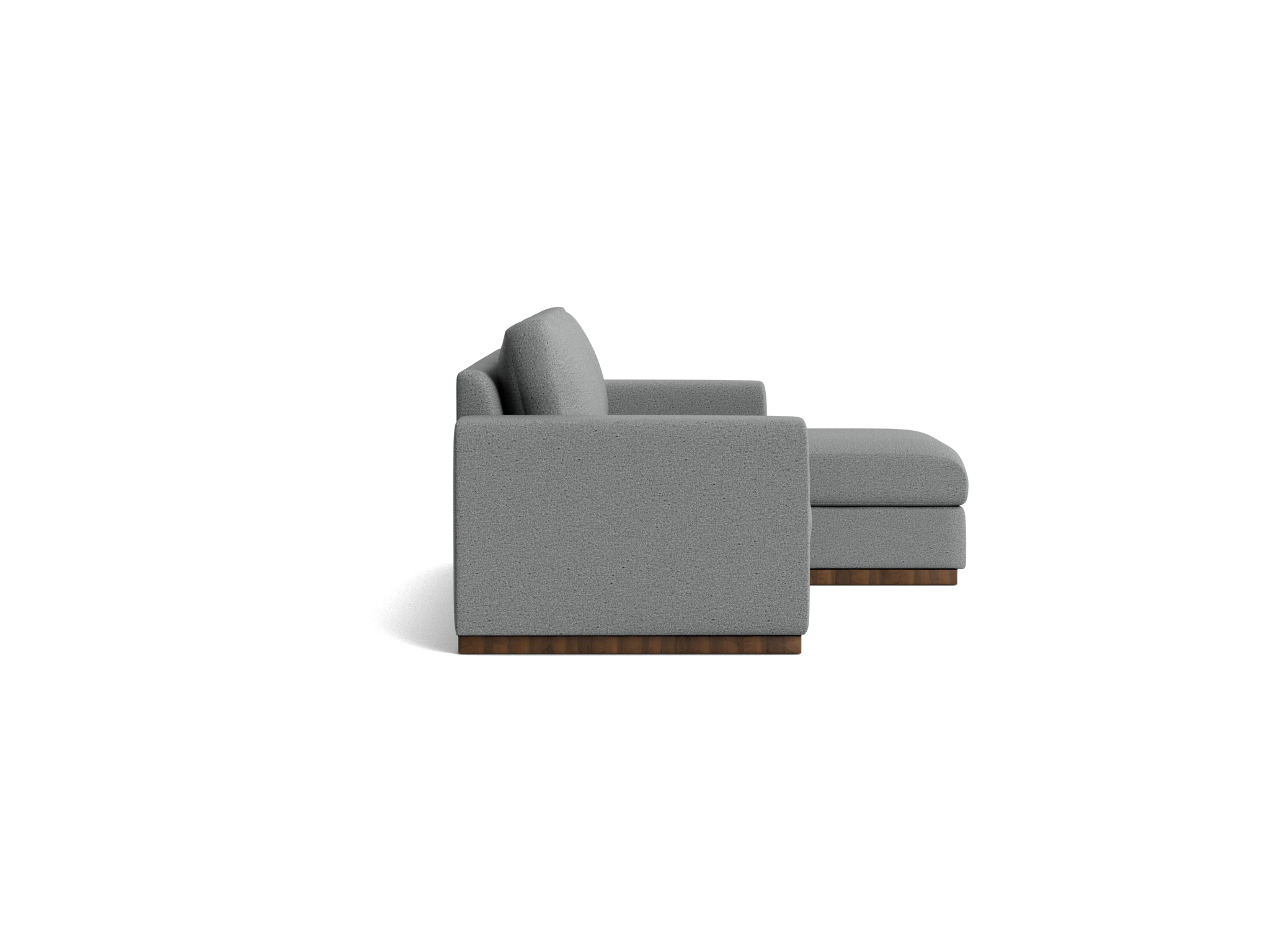 holt petite modular sectional essence ash