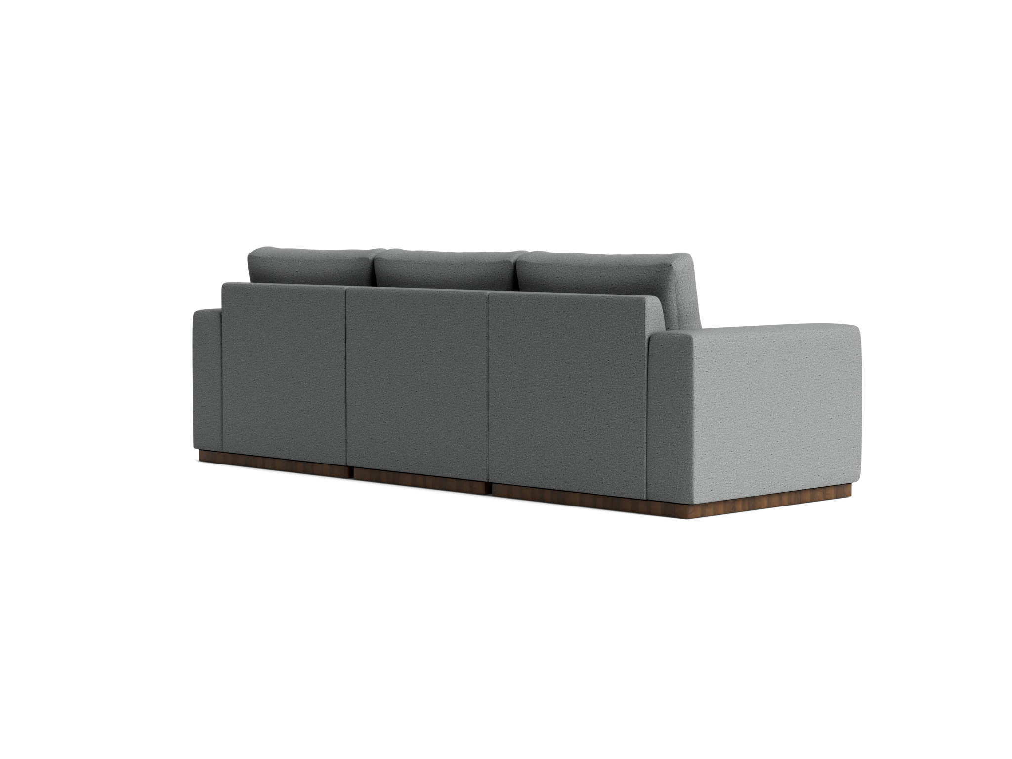 holt petite modular sectional essence ash