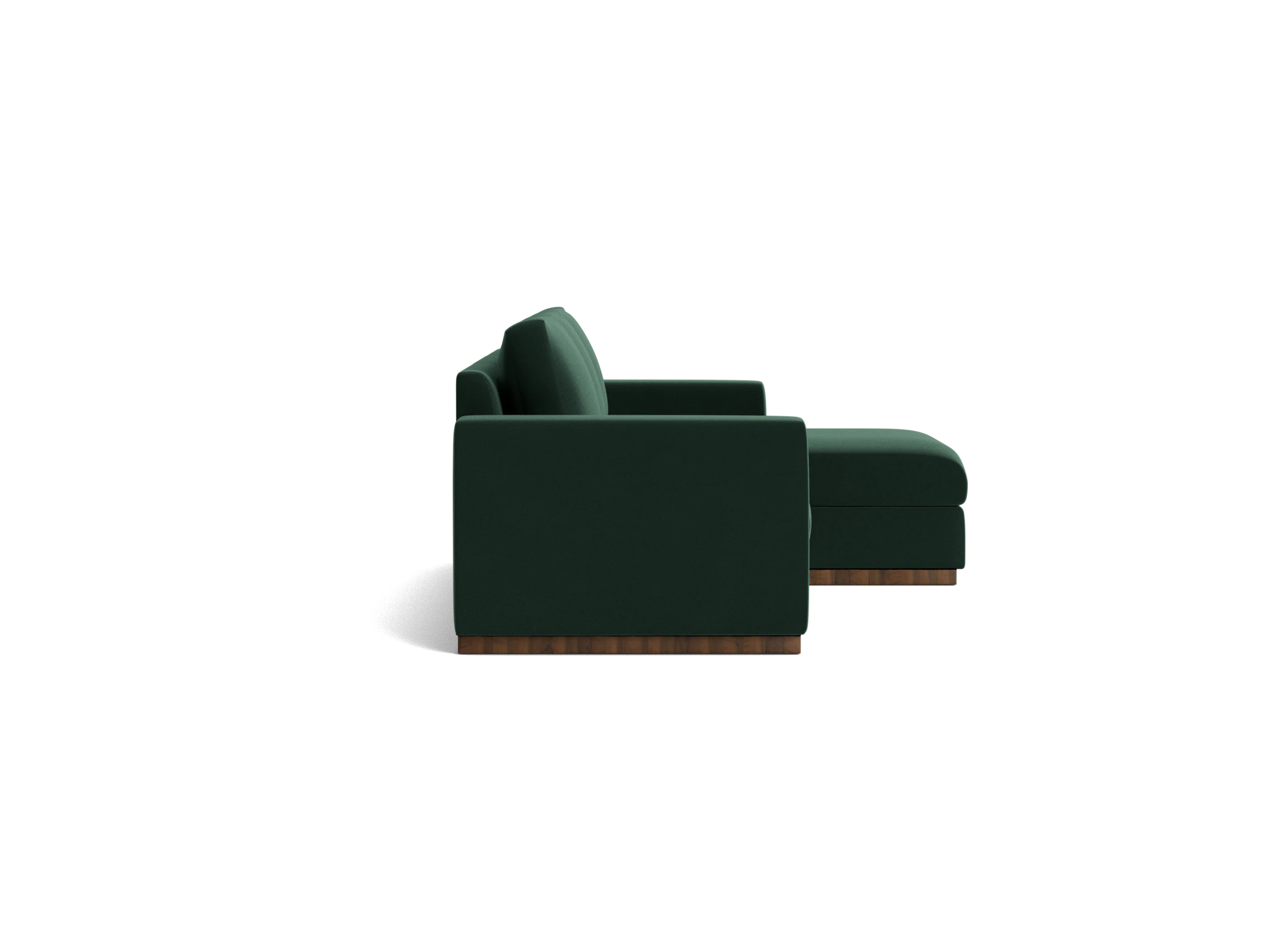 holt petite modular sectional royale evergreen