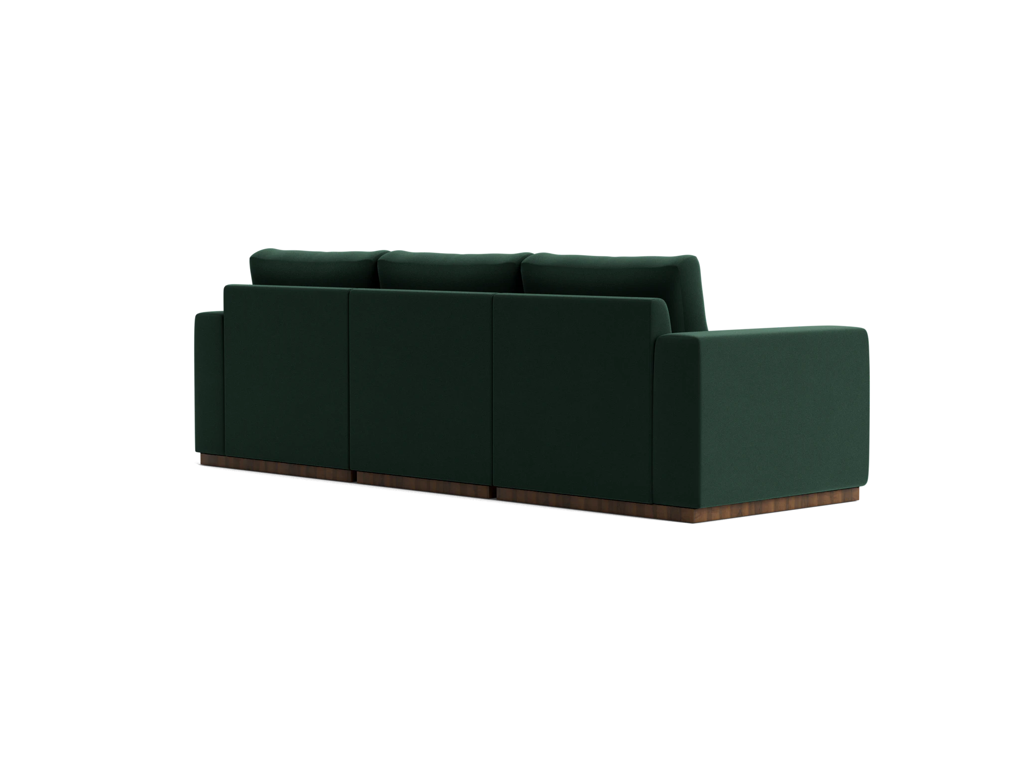holt petite modular sectional royale evergreen