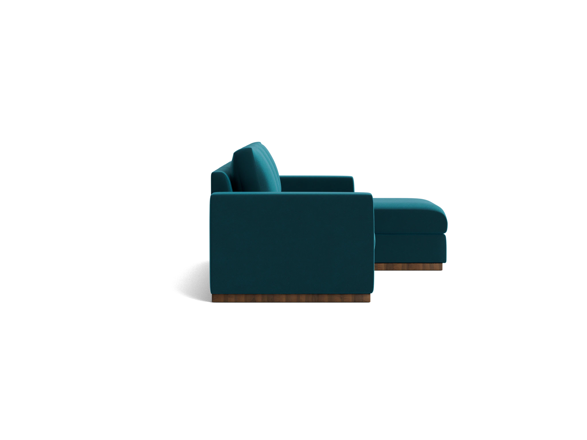 holt petite modular sectional royale peacock