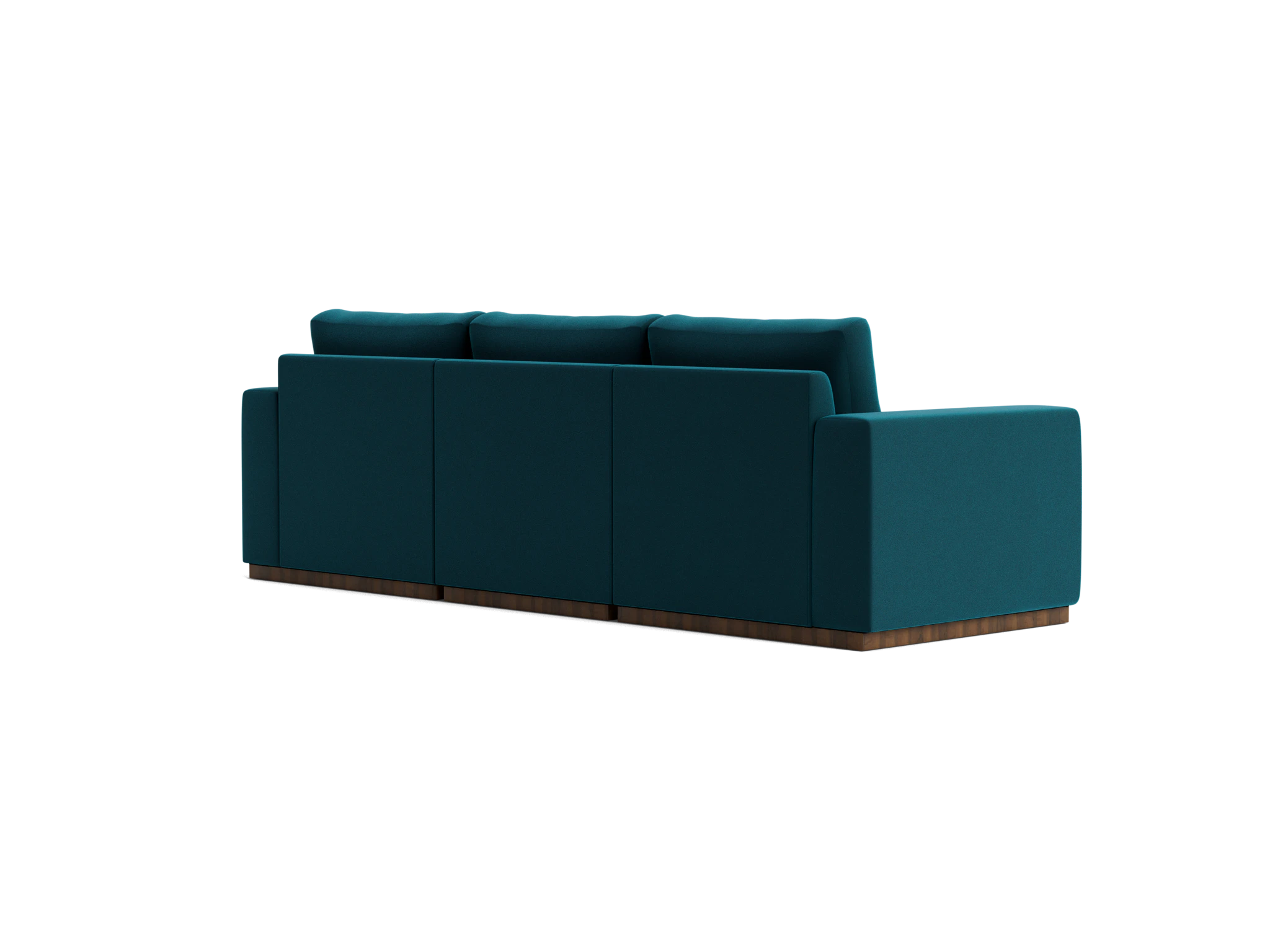 holt petite modular sectional royale peacock