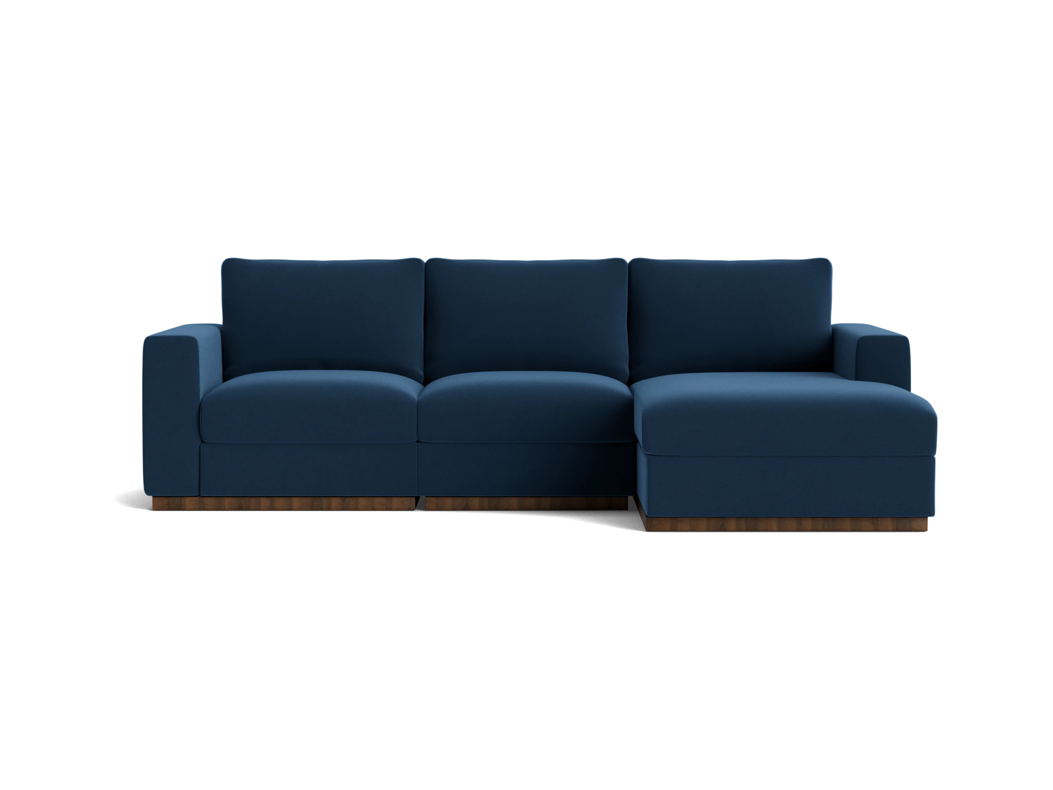 holt petite modular sectional royale cobalt