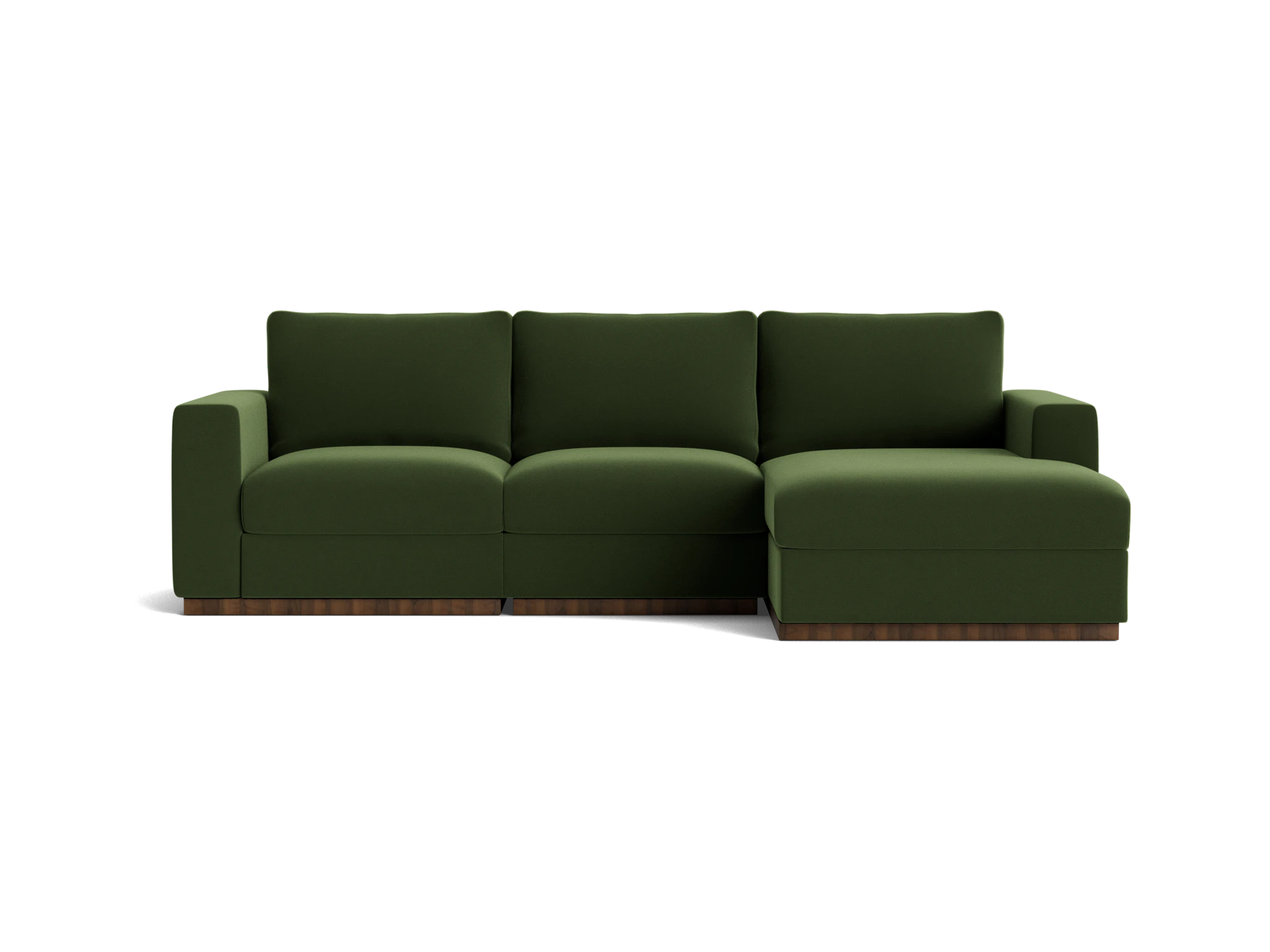 holt petite modular sectional royale forest