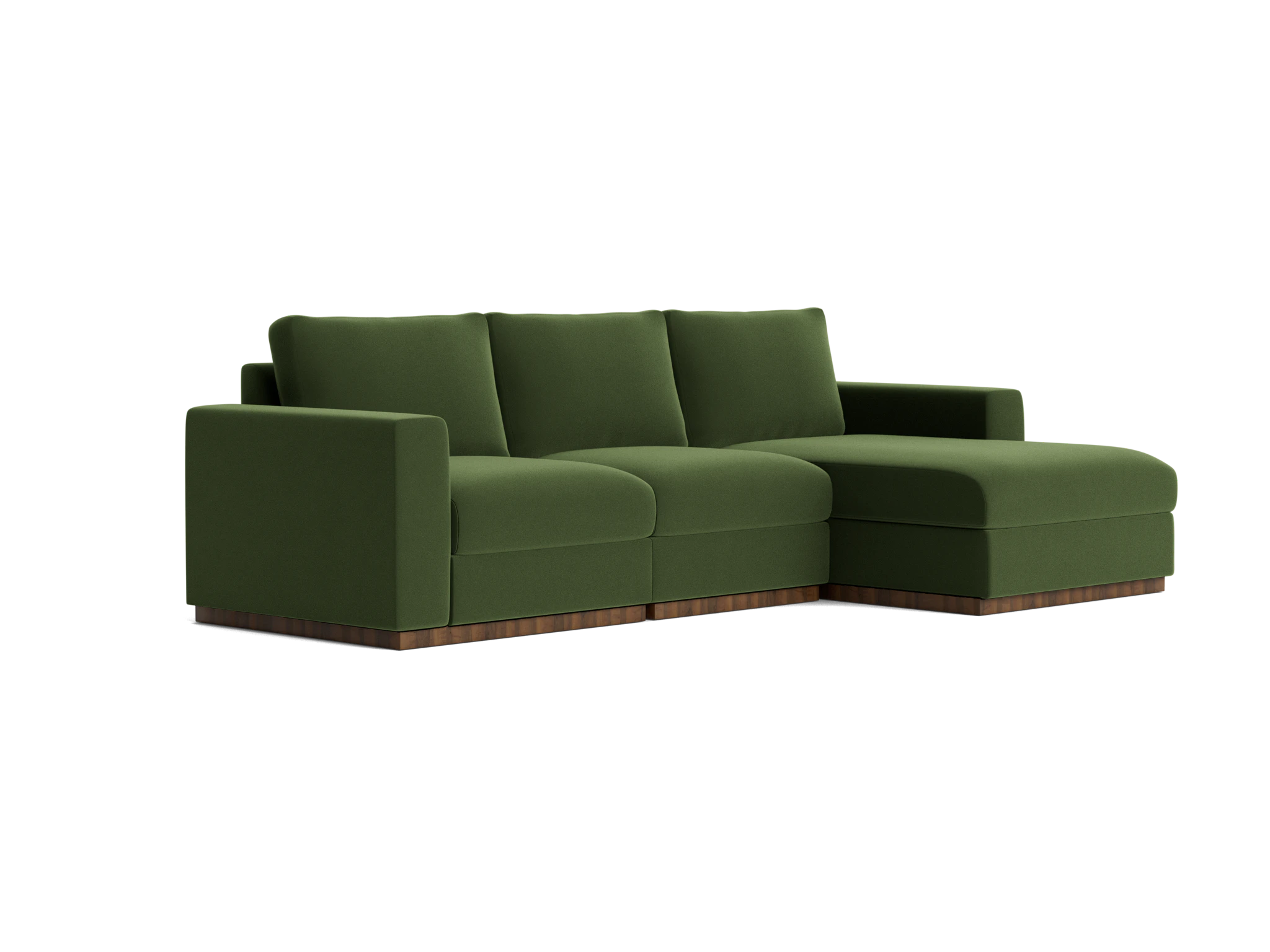 holt petite modular sectional royale forest