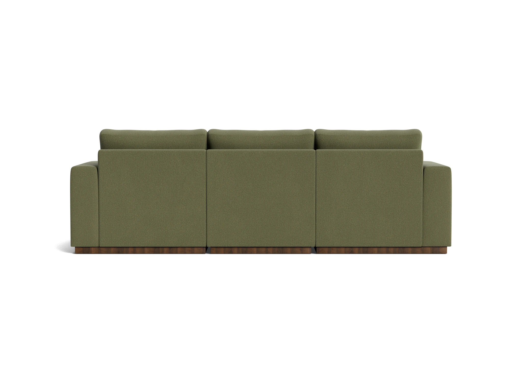 holt petite modular sectional faithful olive