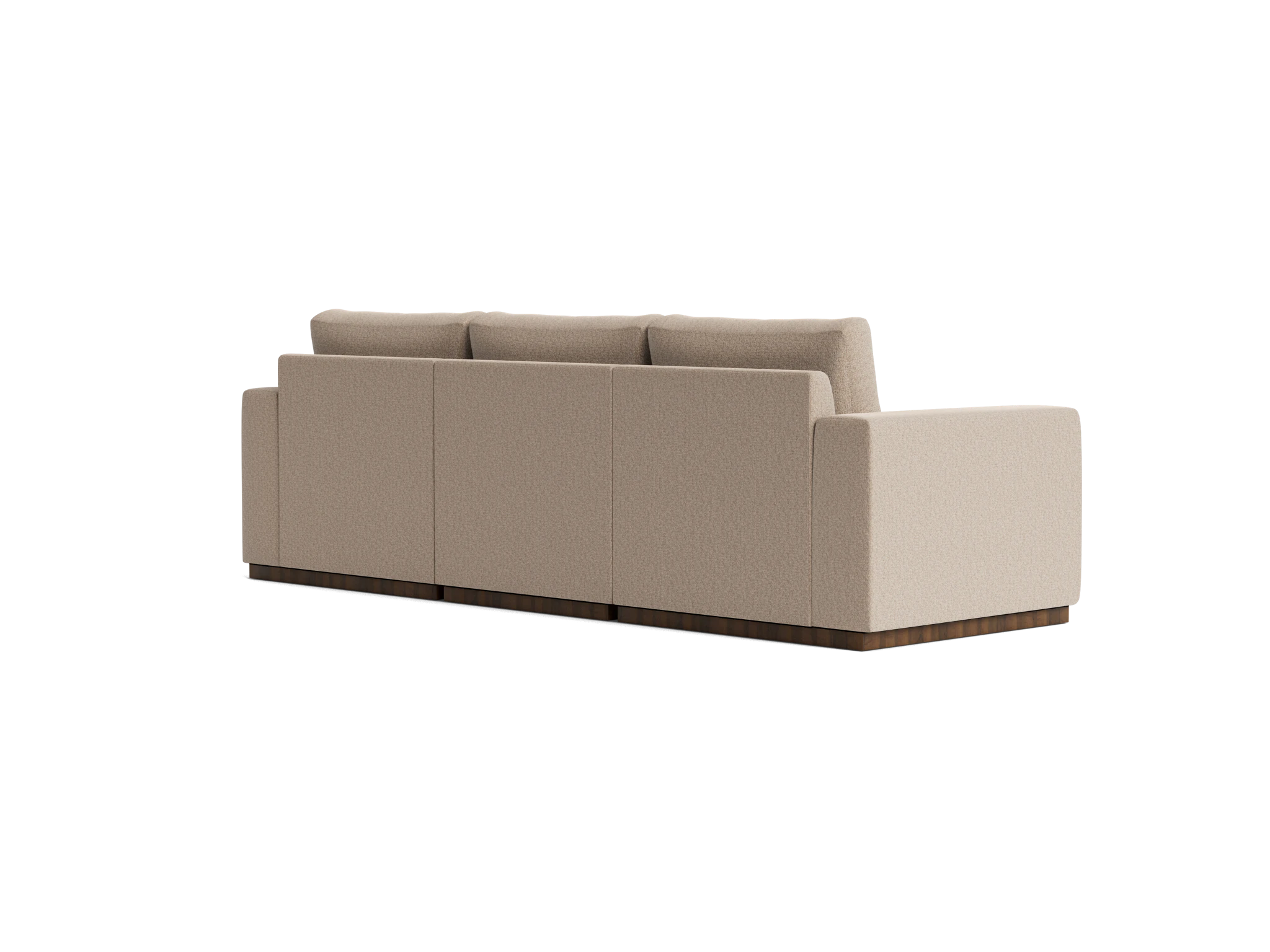 holt petite modular sectional villa sand
