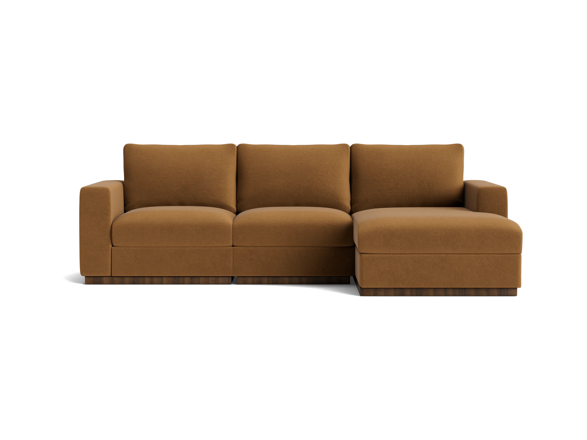 holt petite modular sectional banks nutmeg