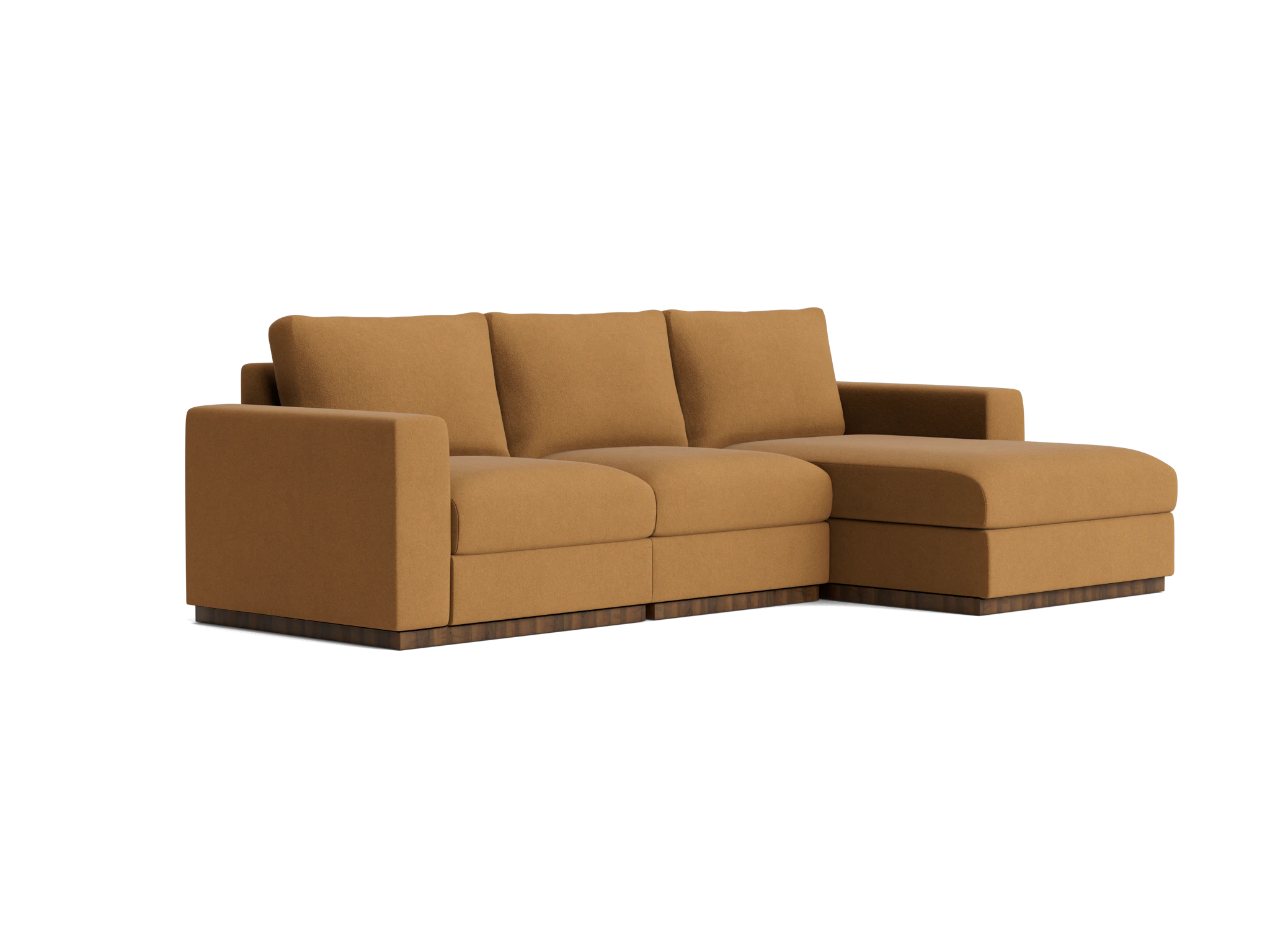 holt petite modular sectional banks nutmeg