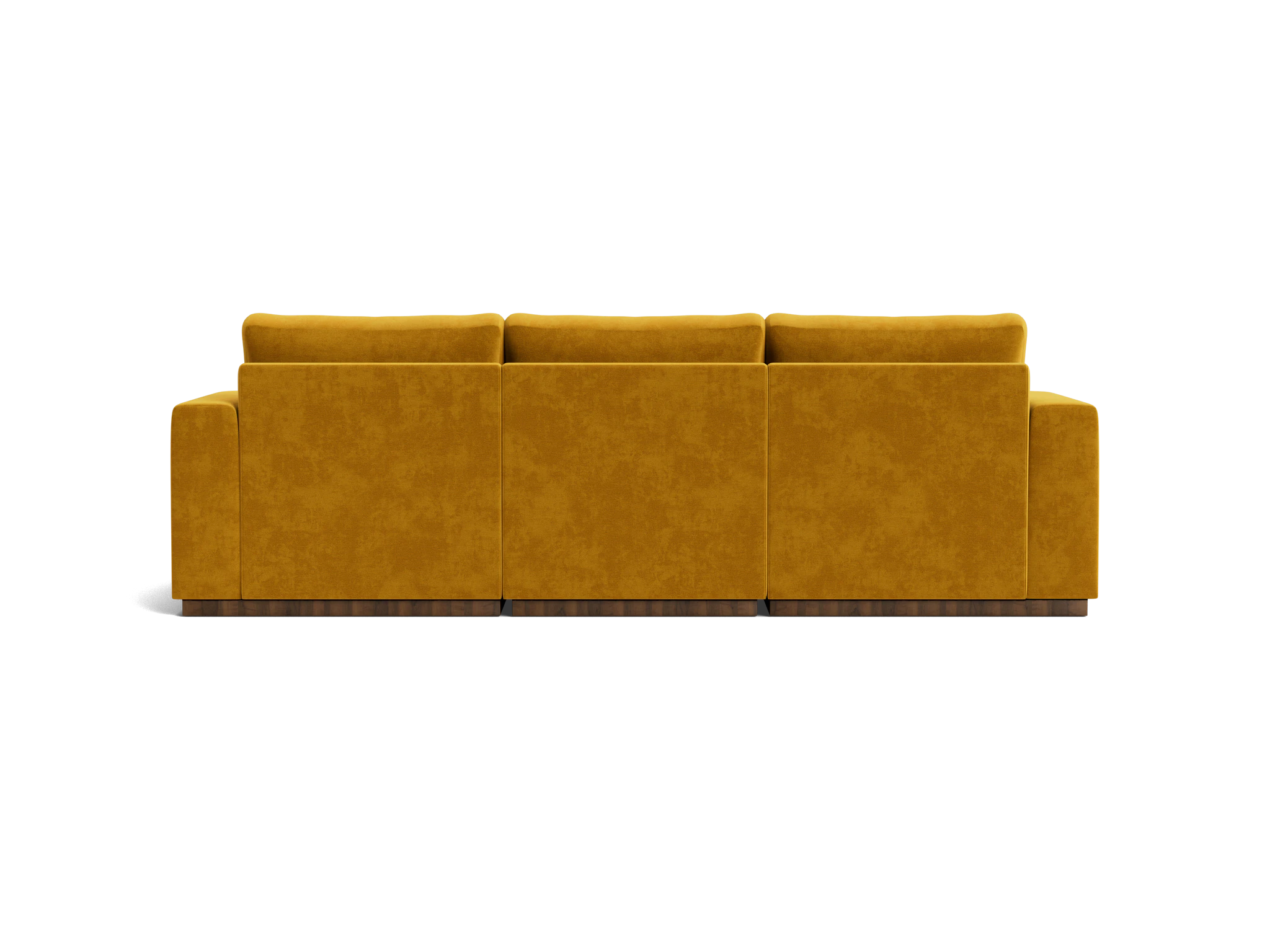 holt petite modular sectional harper amber gold