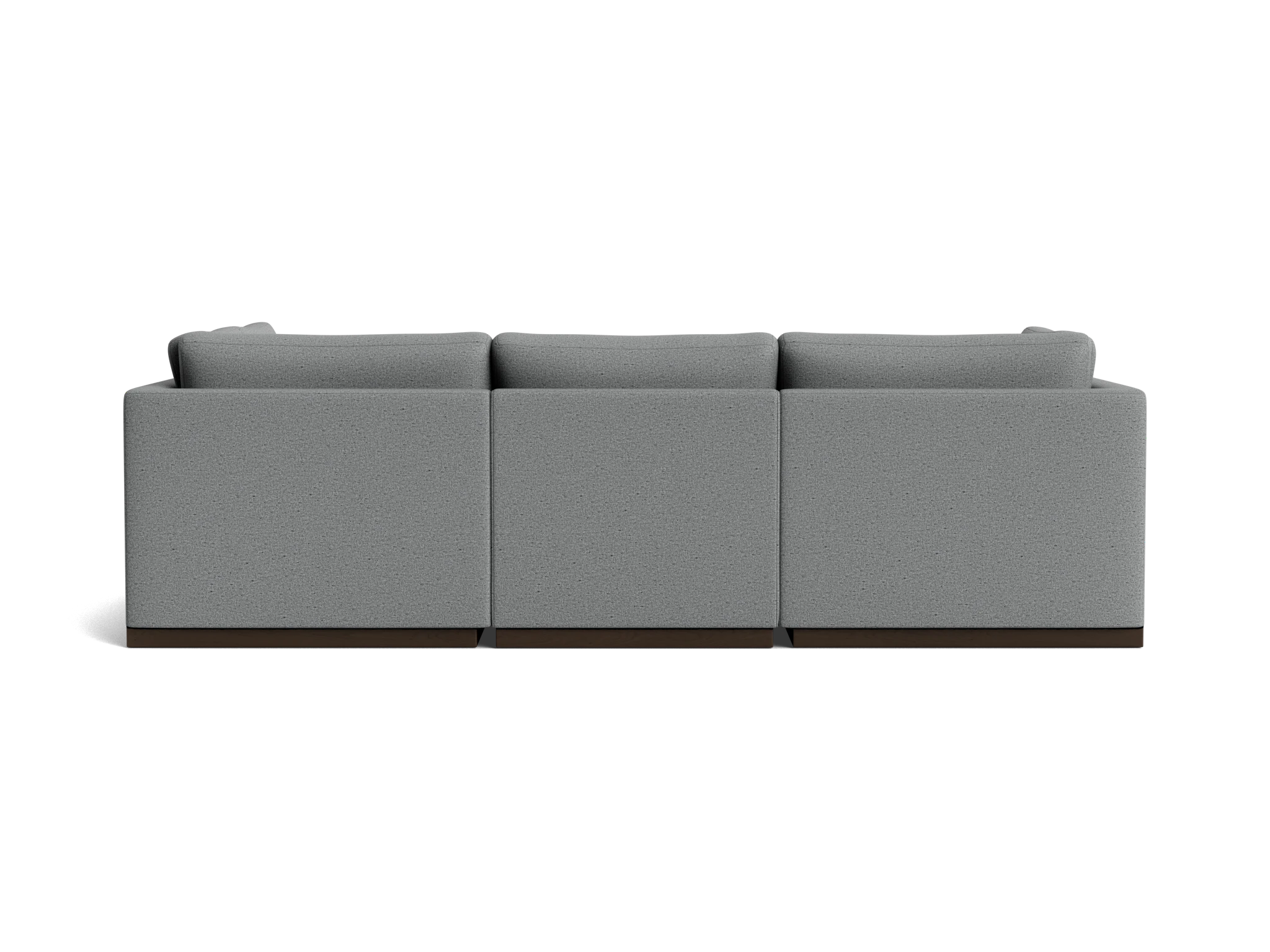 holt petite modular sofa storage sectional essence ash