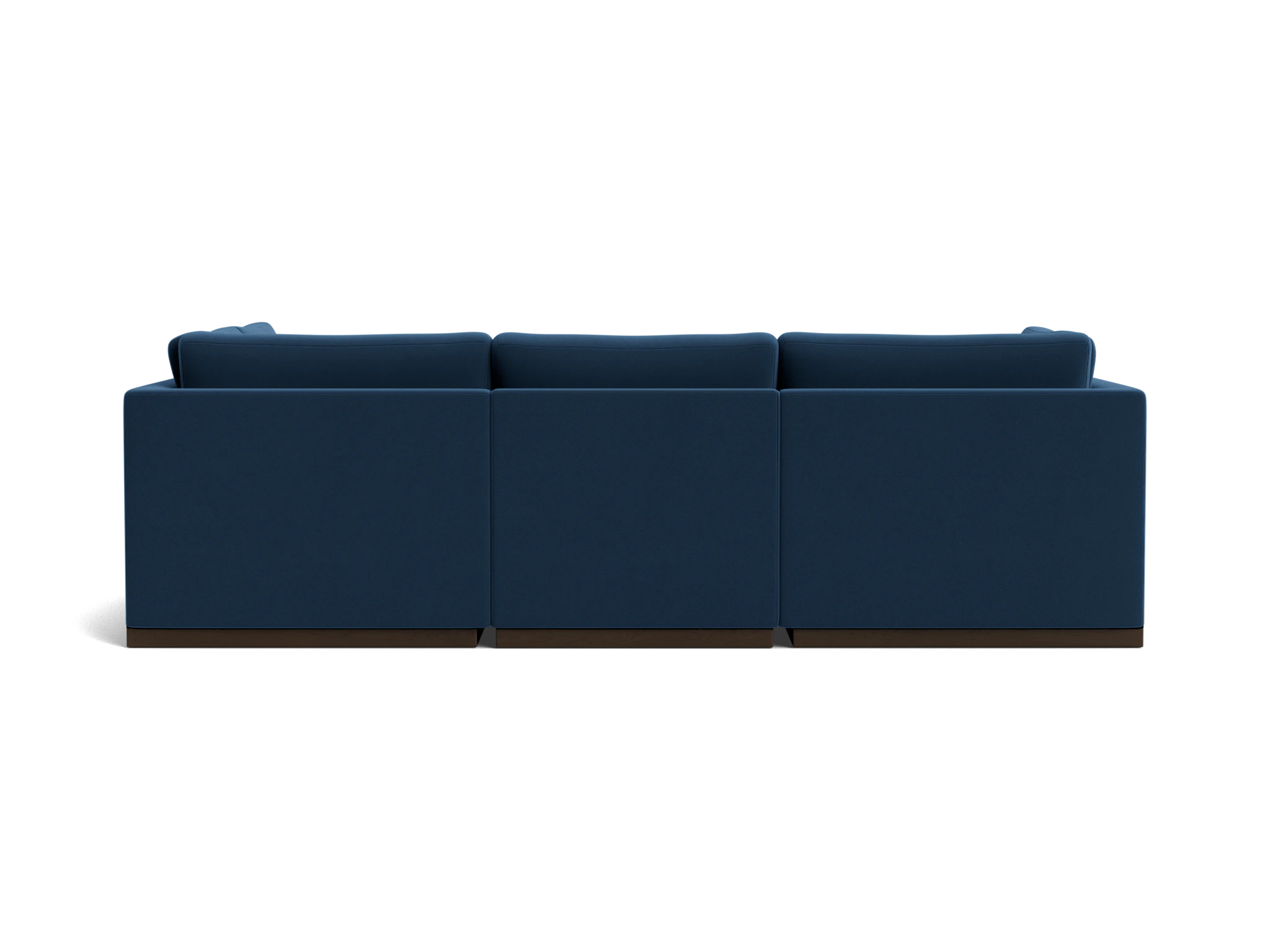 holt petite modular sofa storage sectional royale cobalt