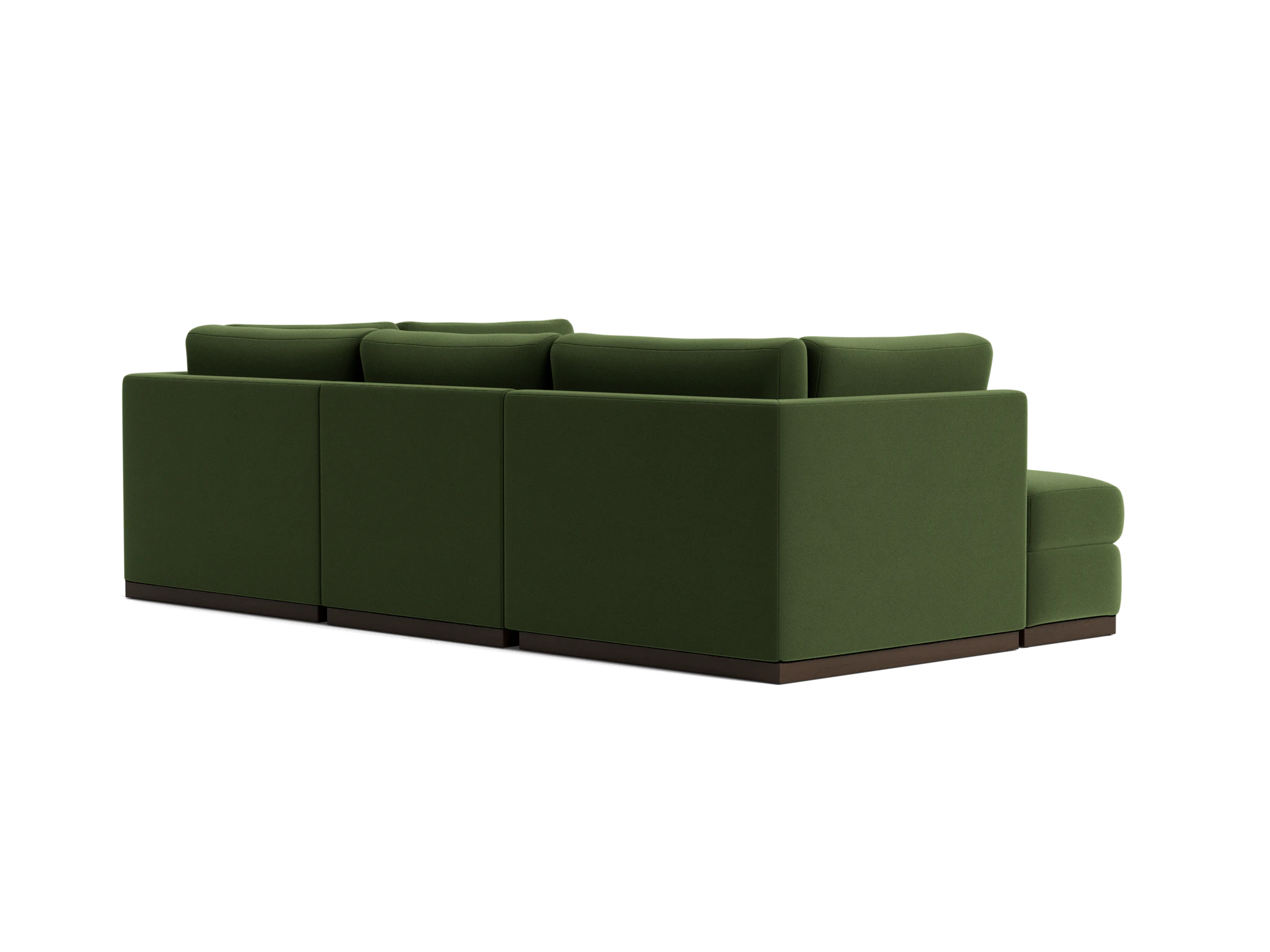 holt petite modular sofa storage sectional royale forest