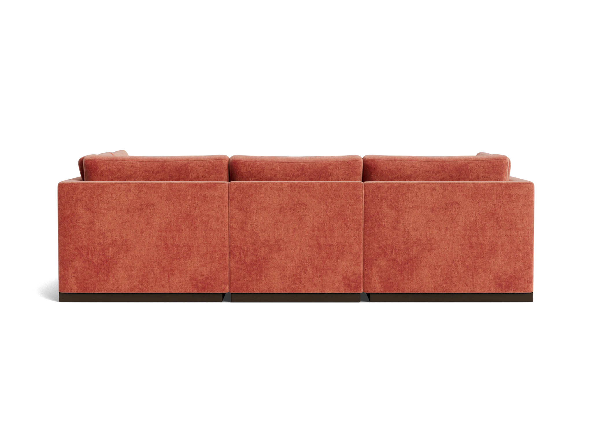 holt petite modular sofa storage sectional plush terra rose