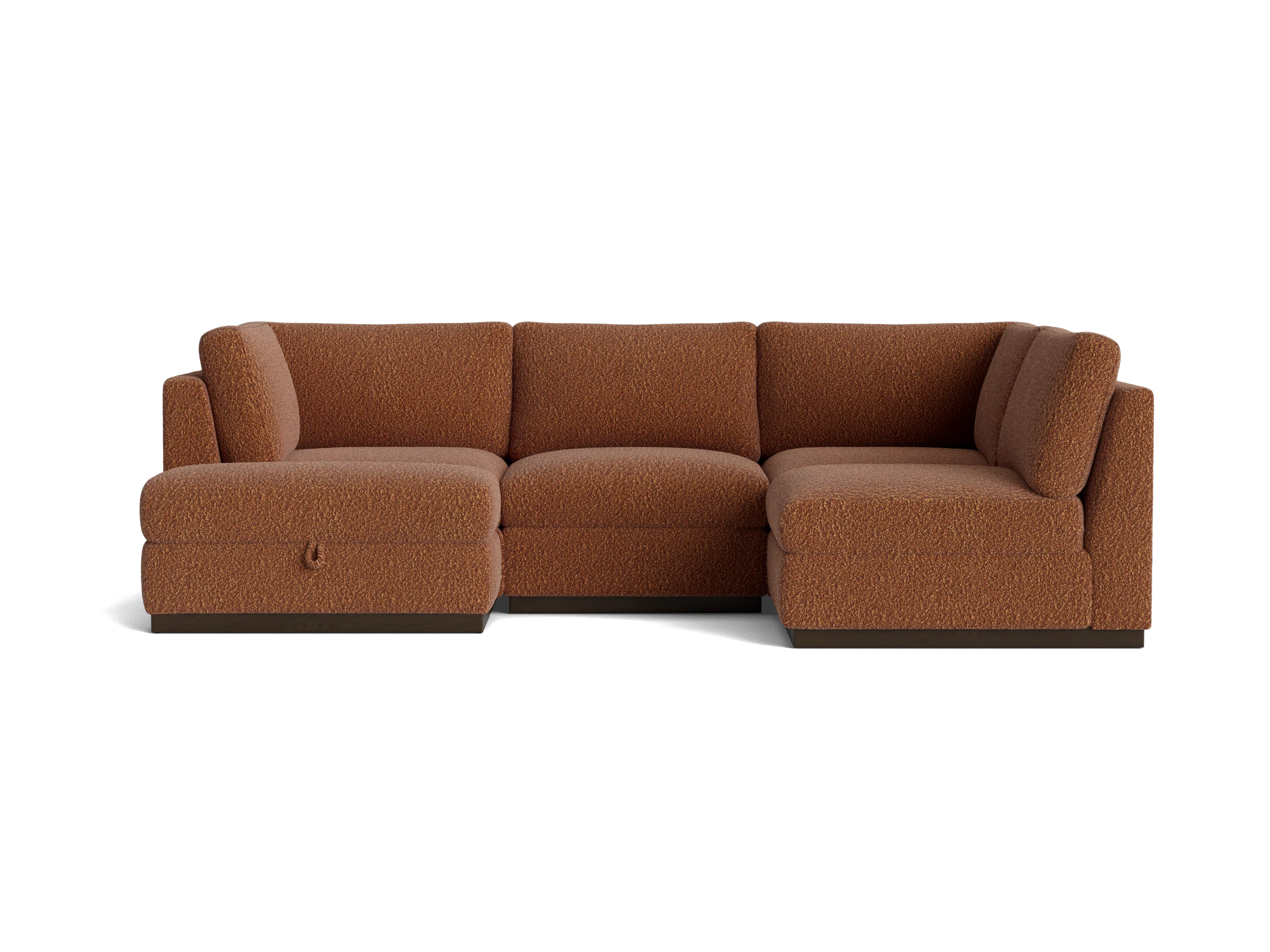 holt petite modular sofa storage sectional bubbly moscow mule