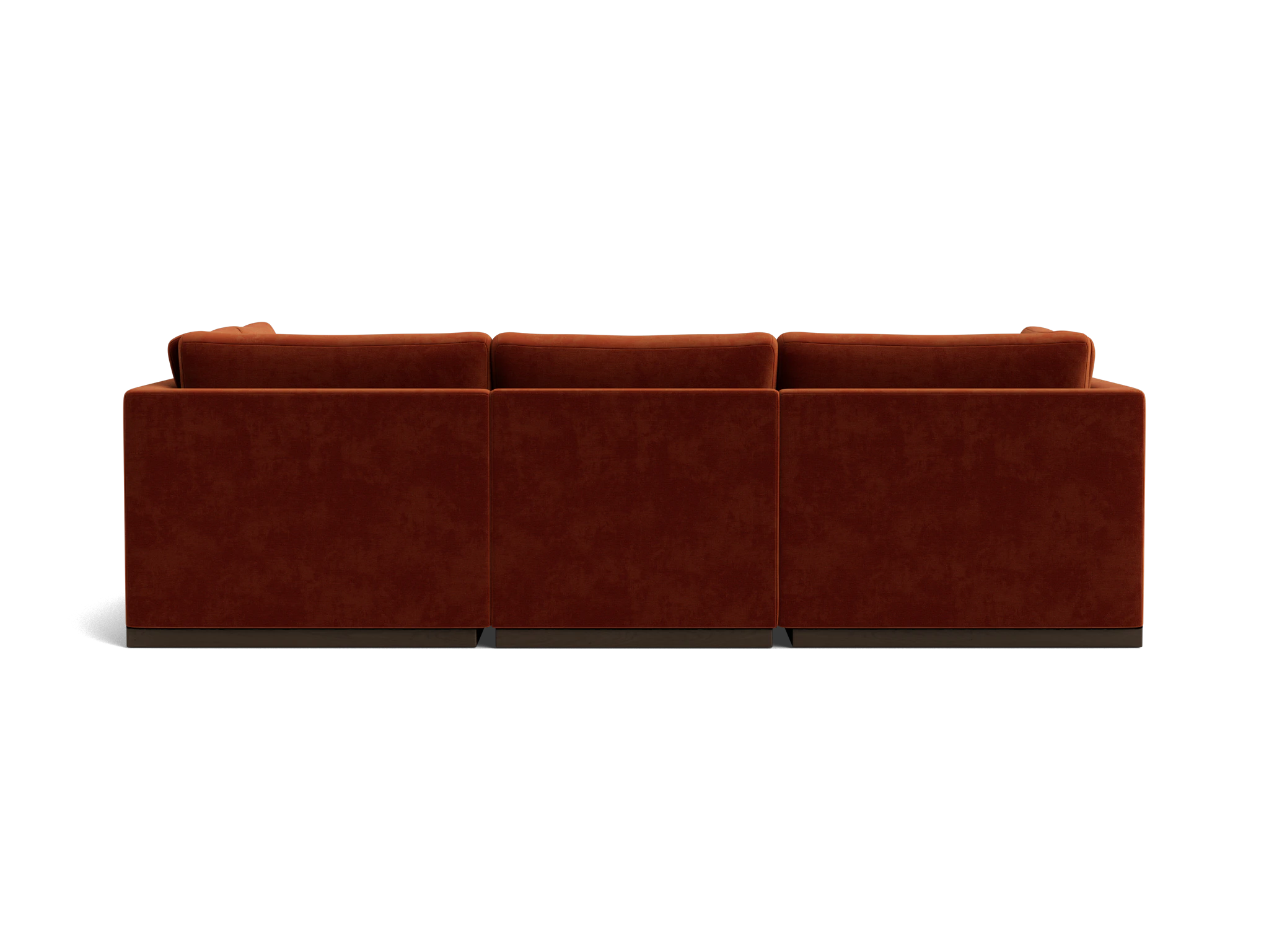 holt petite modular sofa storage sectional harper cinnamon