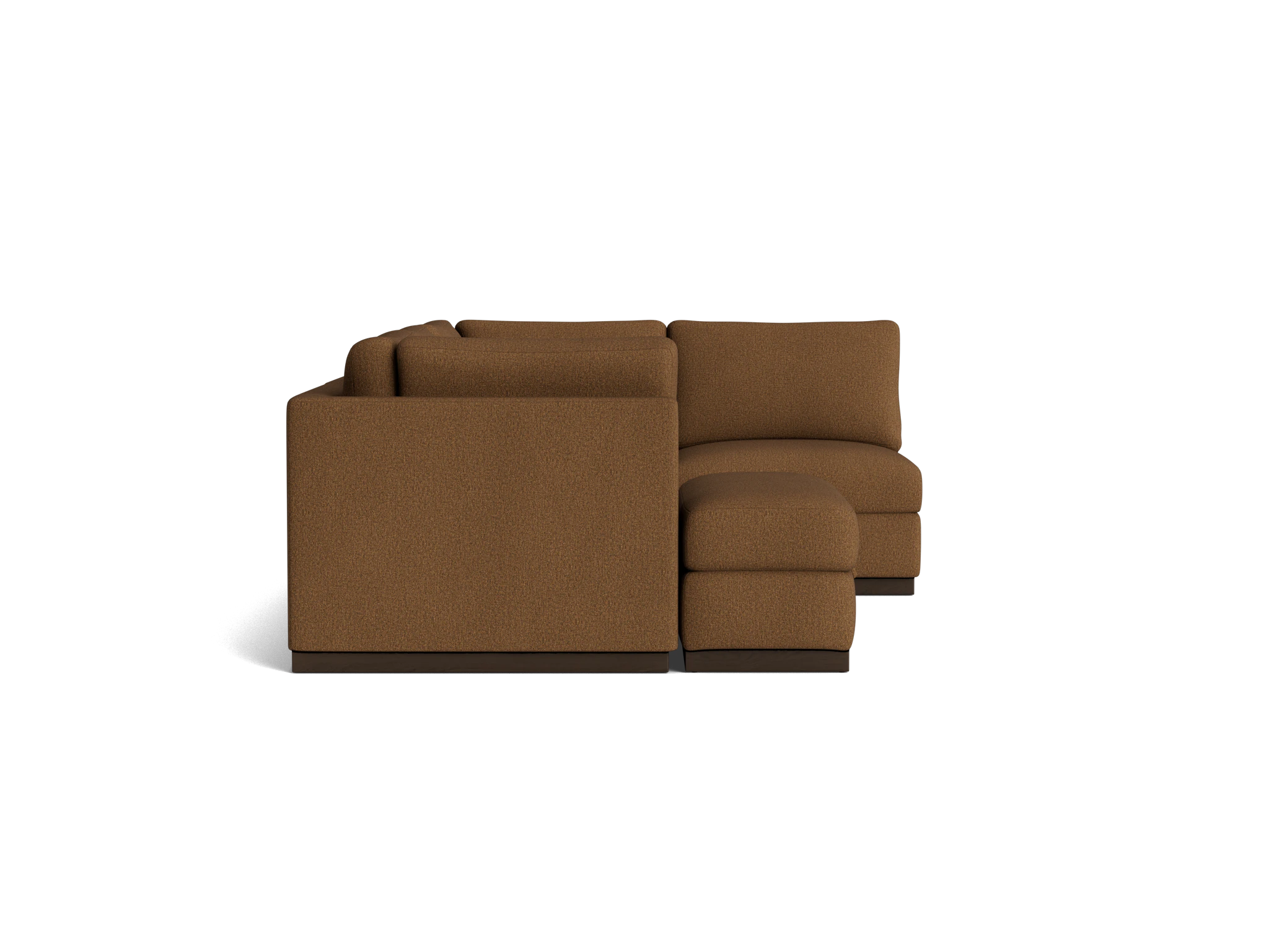 holt petite modular sofa storage sectional faithful mocha