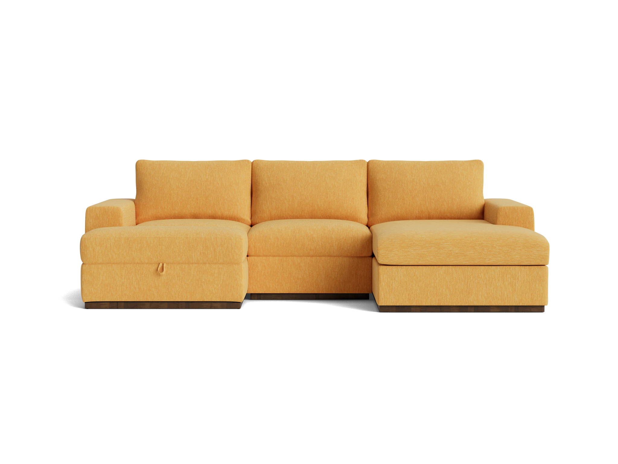 holt petite modular sectional with storage ottoman bentley daisey