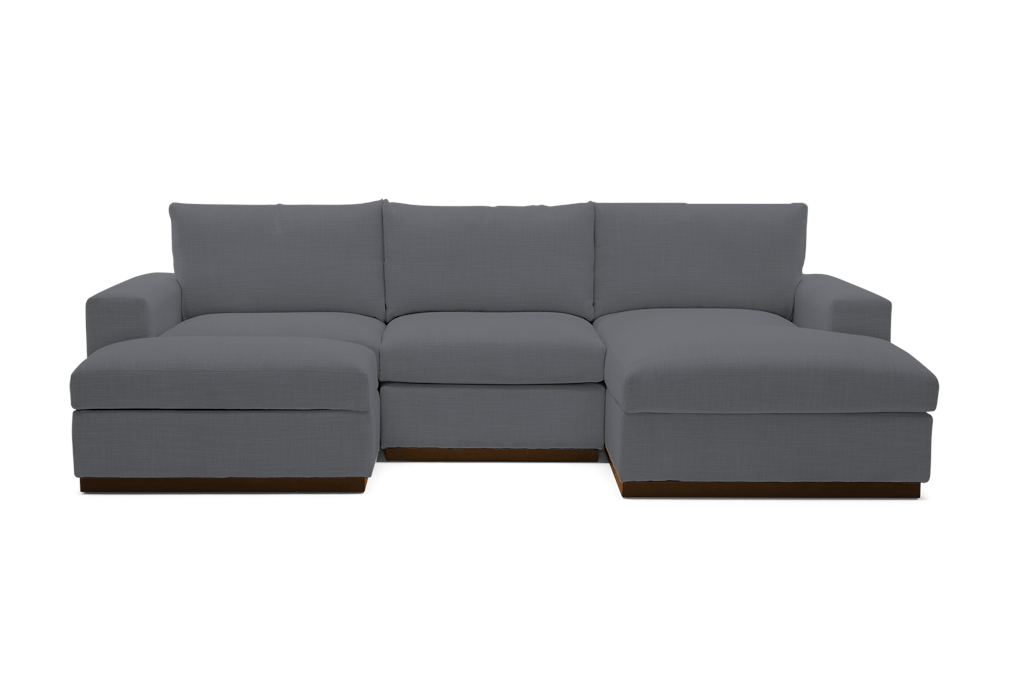 holt petite modular sectional with storage ottoman essence ash