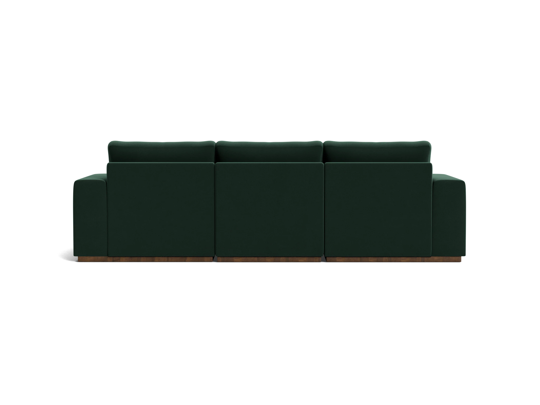 holt petite modular sectional with storage ottoman royale evergreen