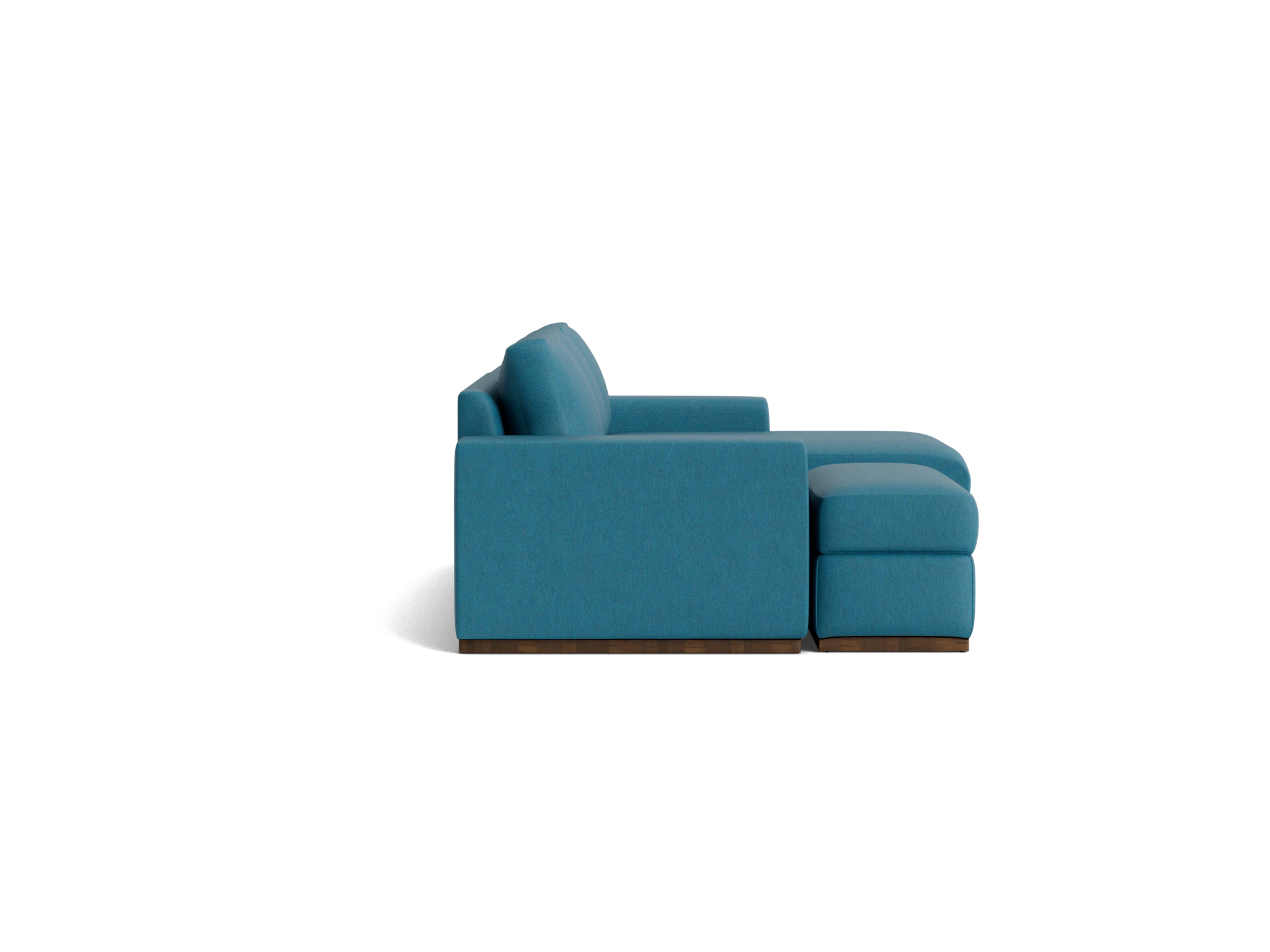 holt petite modular sectional with storage ottoman sunbrella premier lagoon