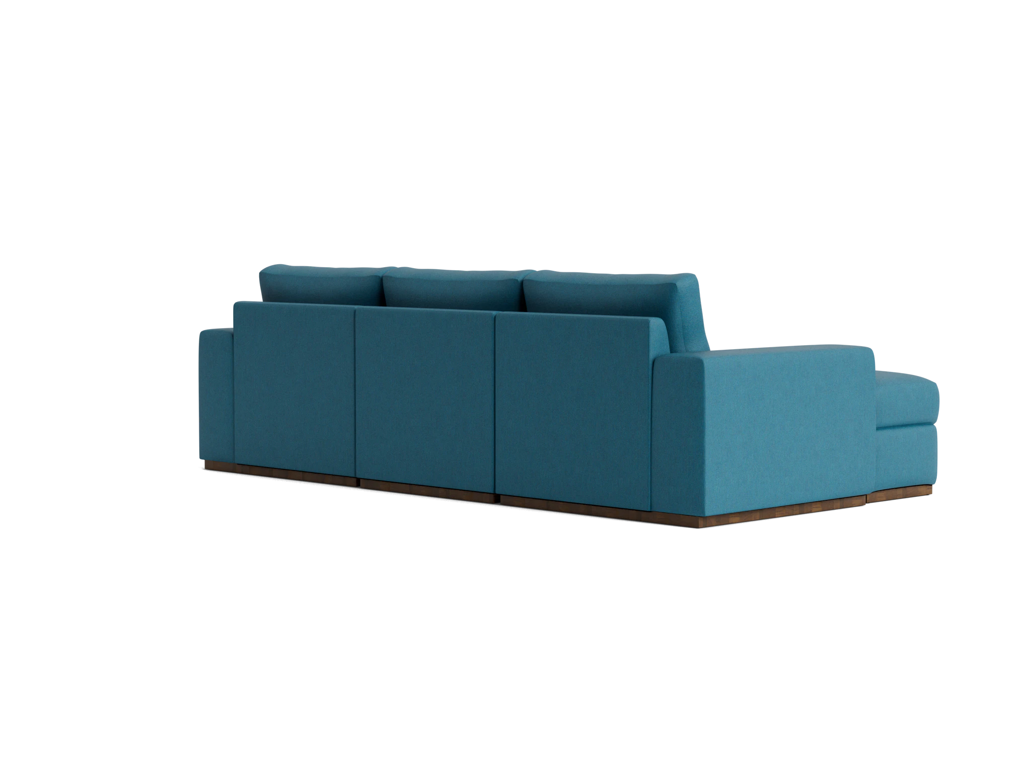 holt petite modular sectional with storage ottoman sunbrella premier lagoon