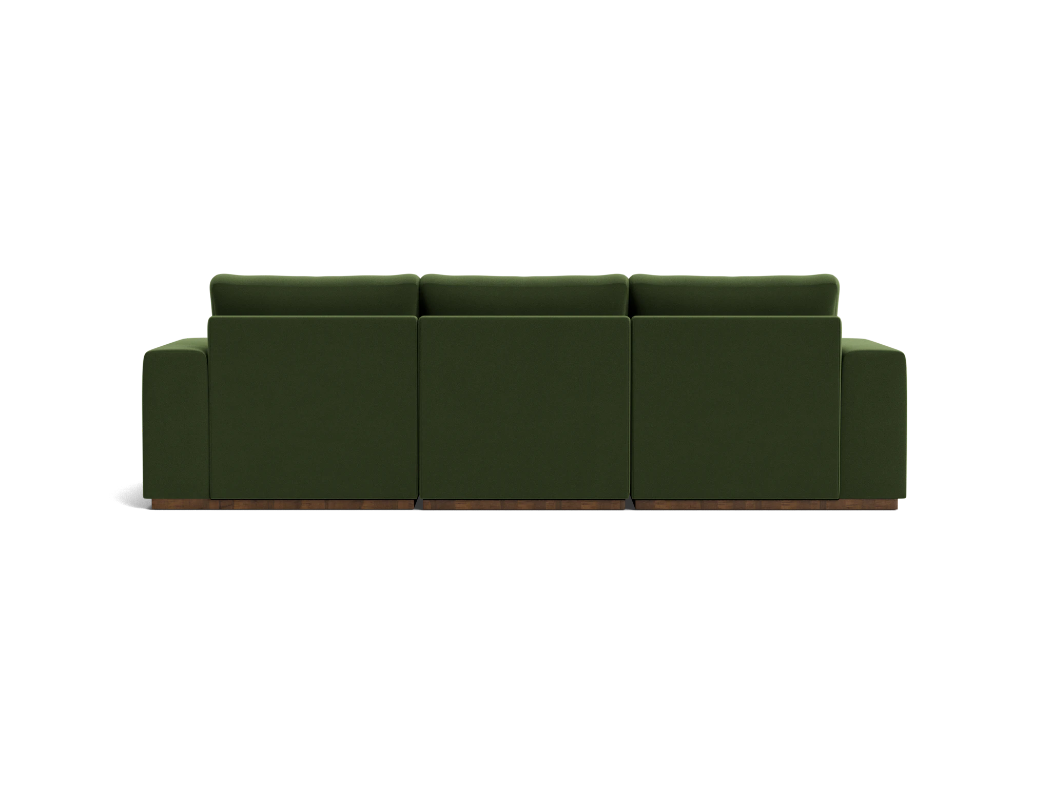 holt petite modular sectional with storage ottoman royale forest
