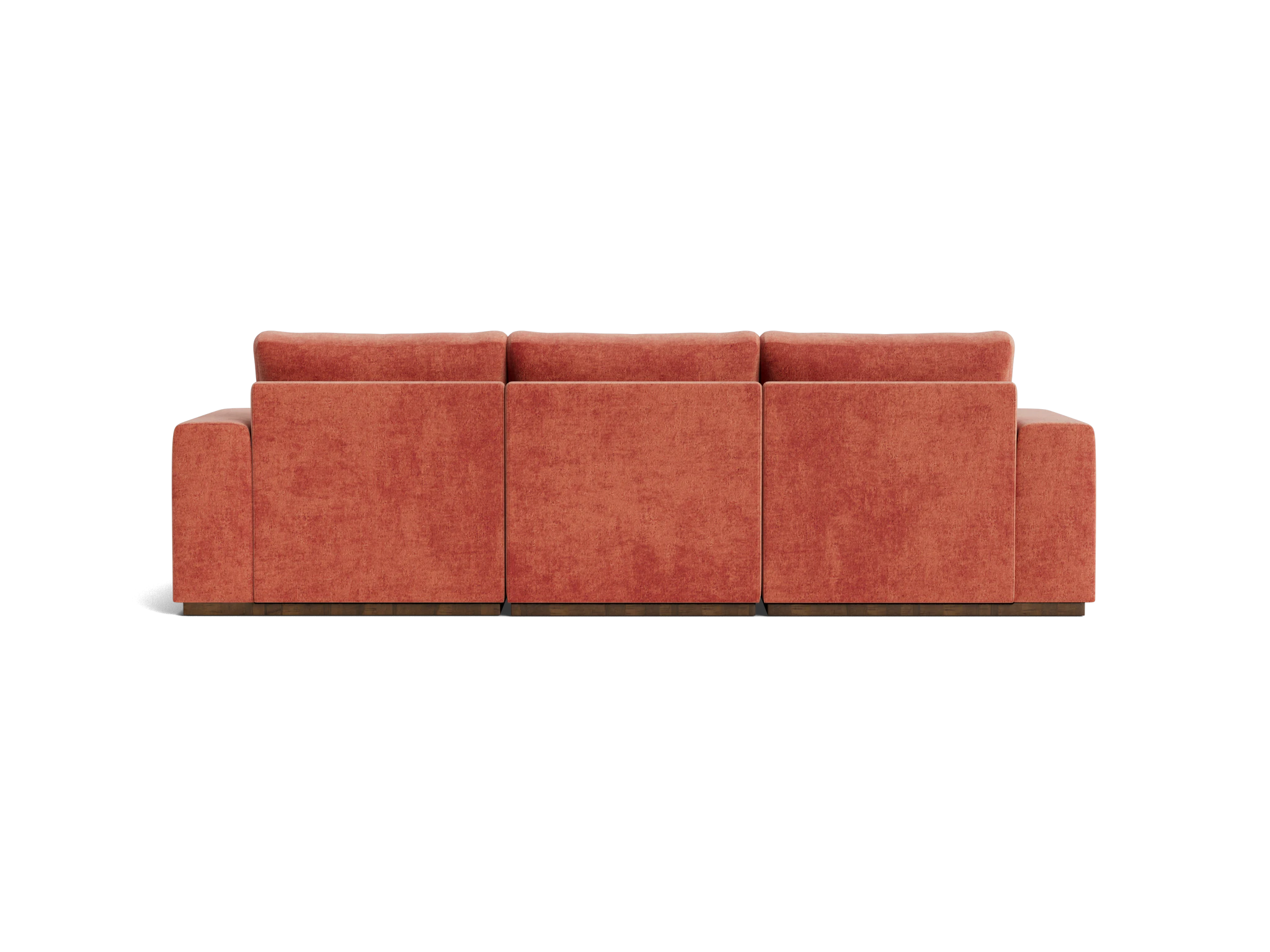 holt petite modular sectional with storage ottoman plush terra rose