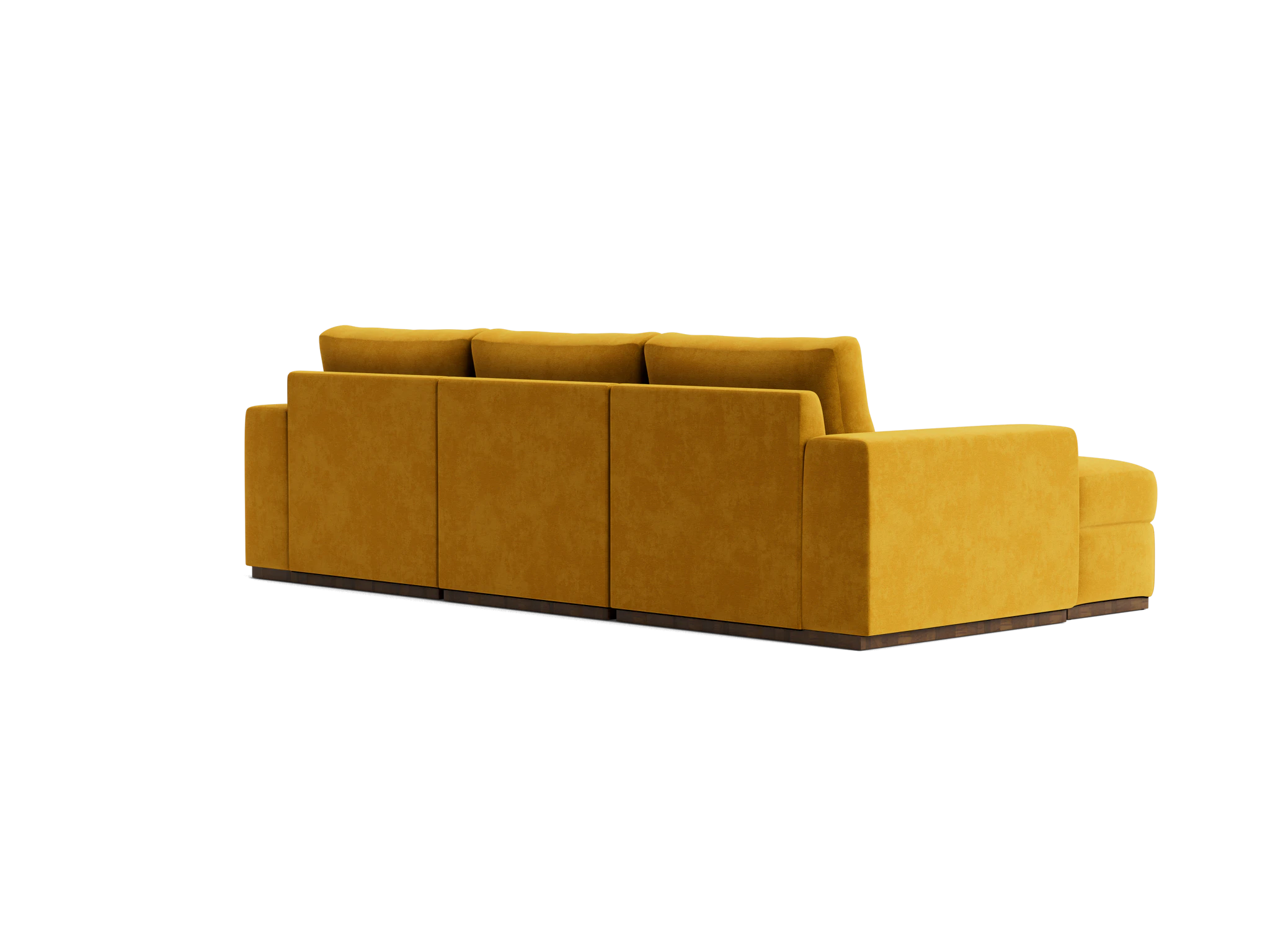 holt petite modular sectional with storage ottoman harper amber gold