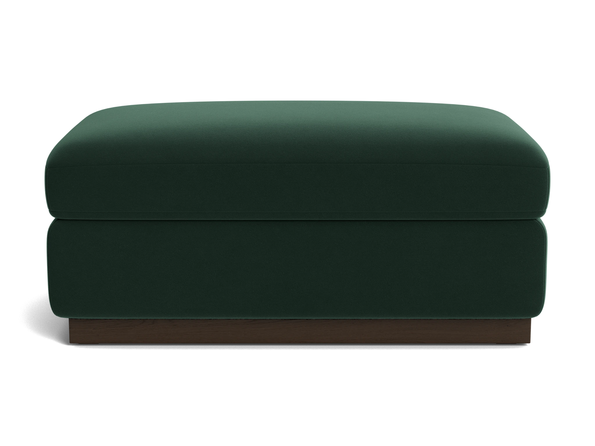 holt half ottoman royale evergreen