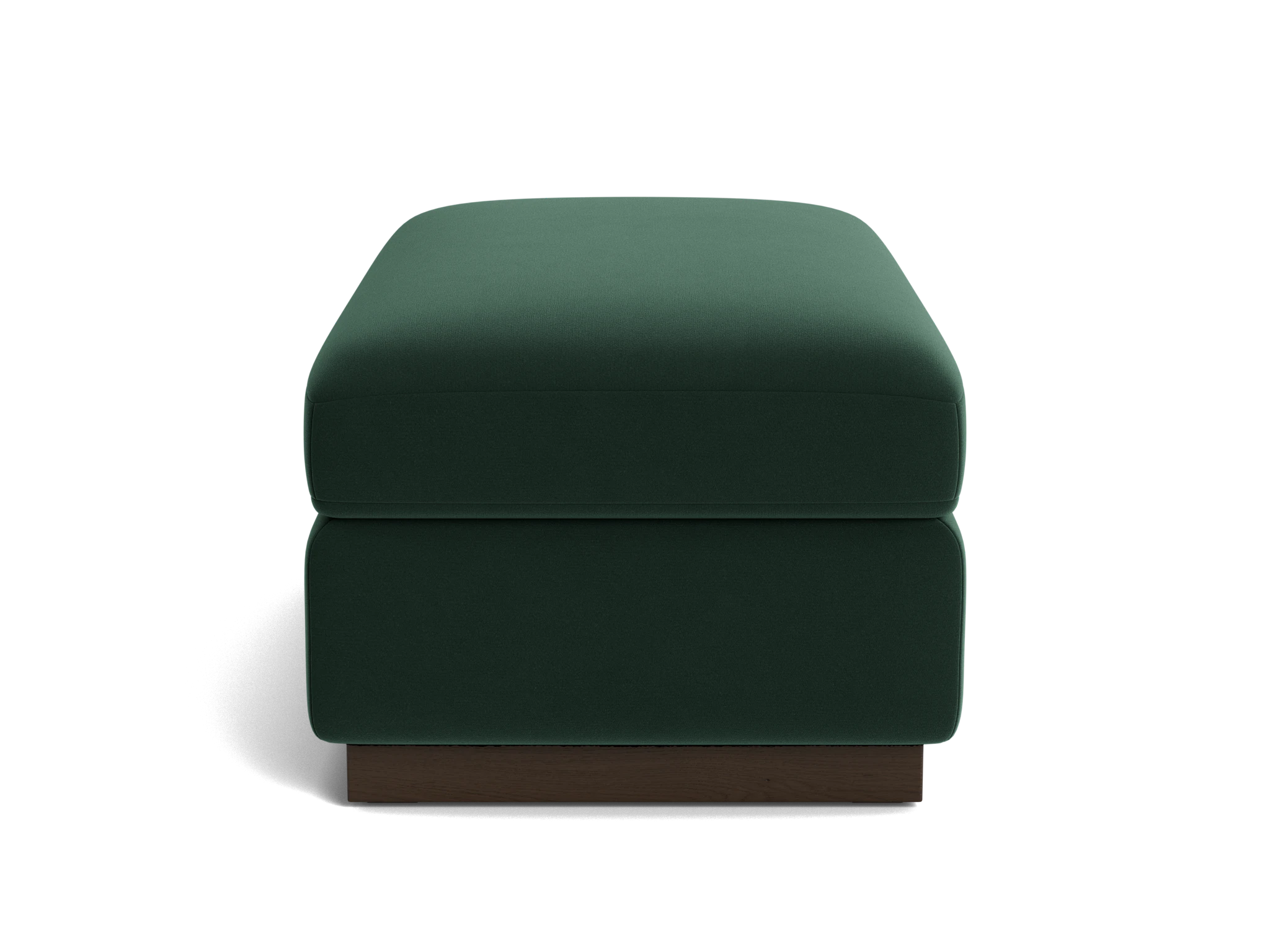 holt half ottoman royale evergreen