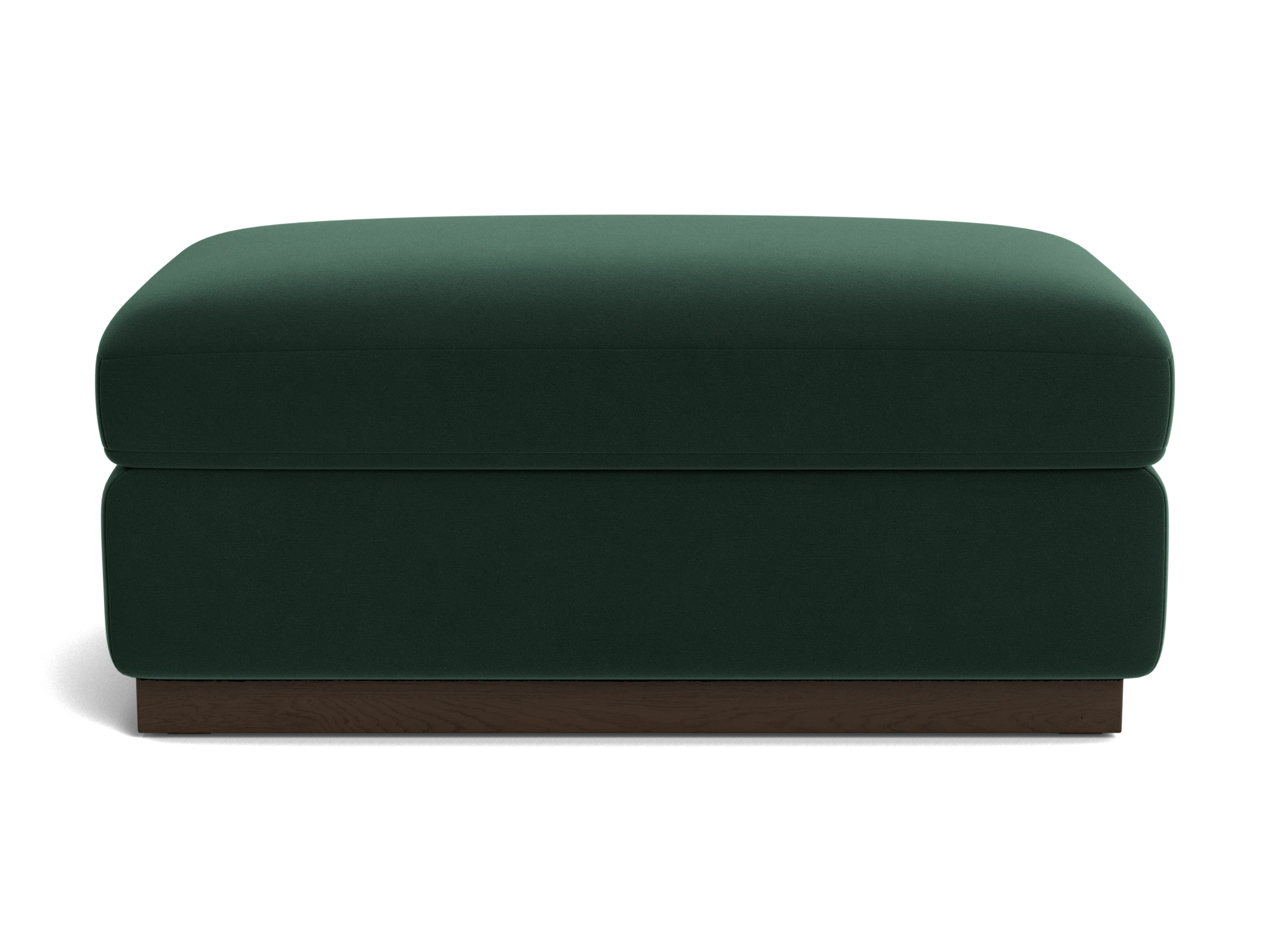holt half ottoman royale evergreen