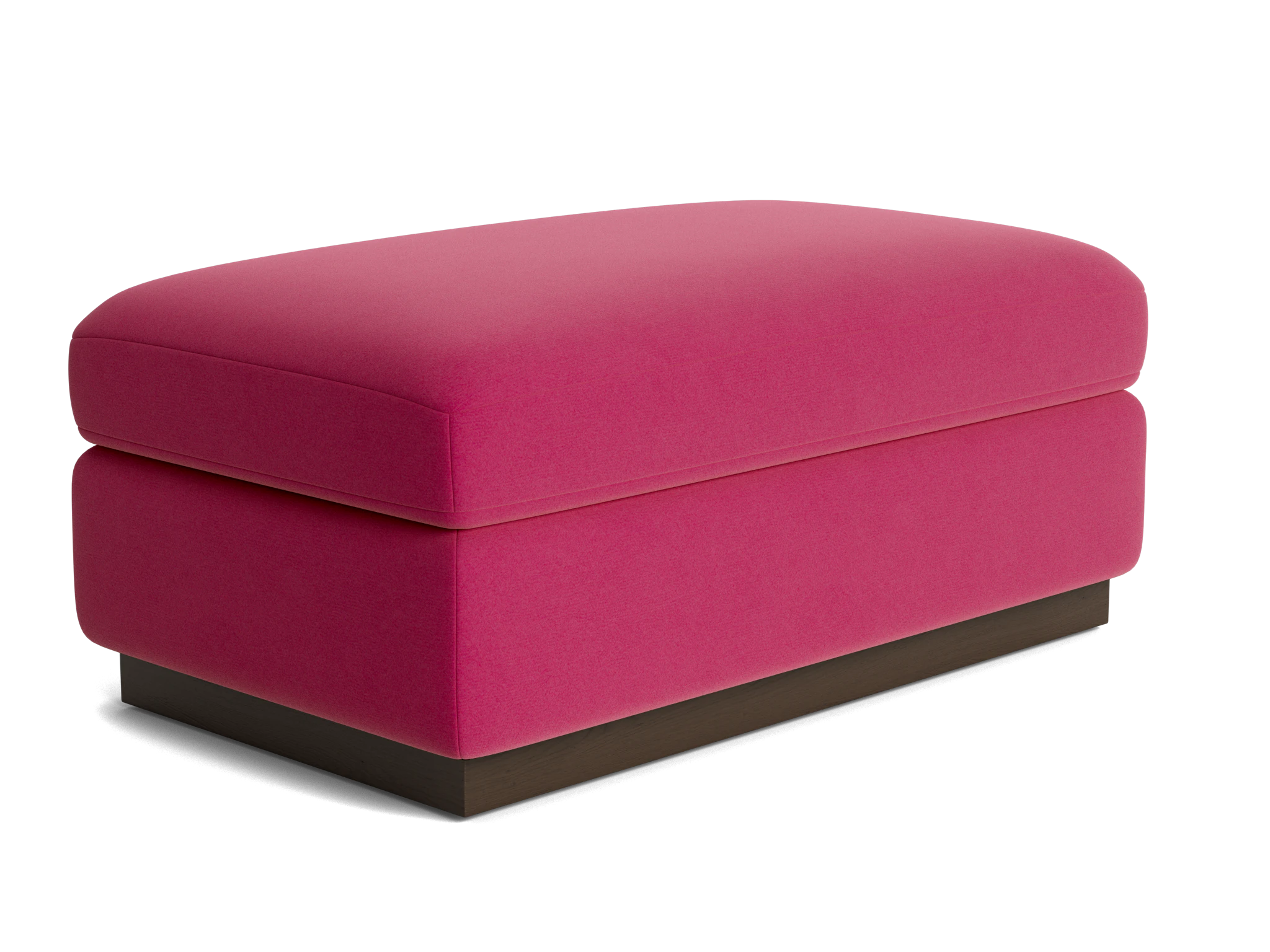 holt half ottoman royale berry