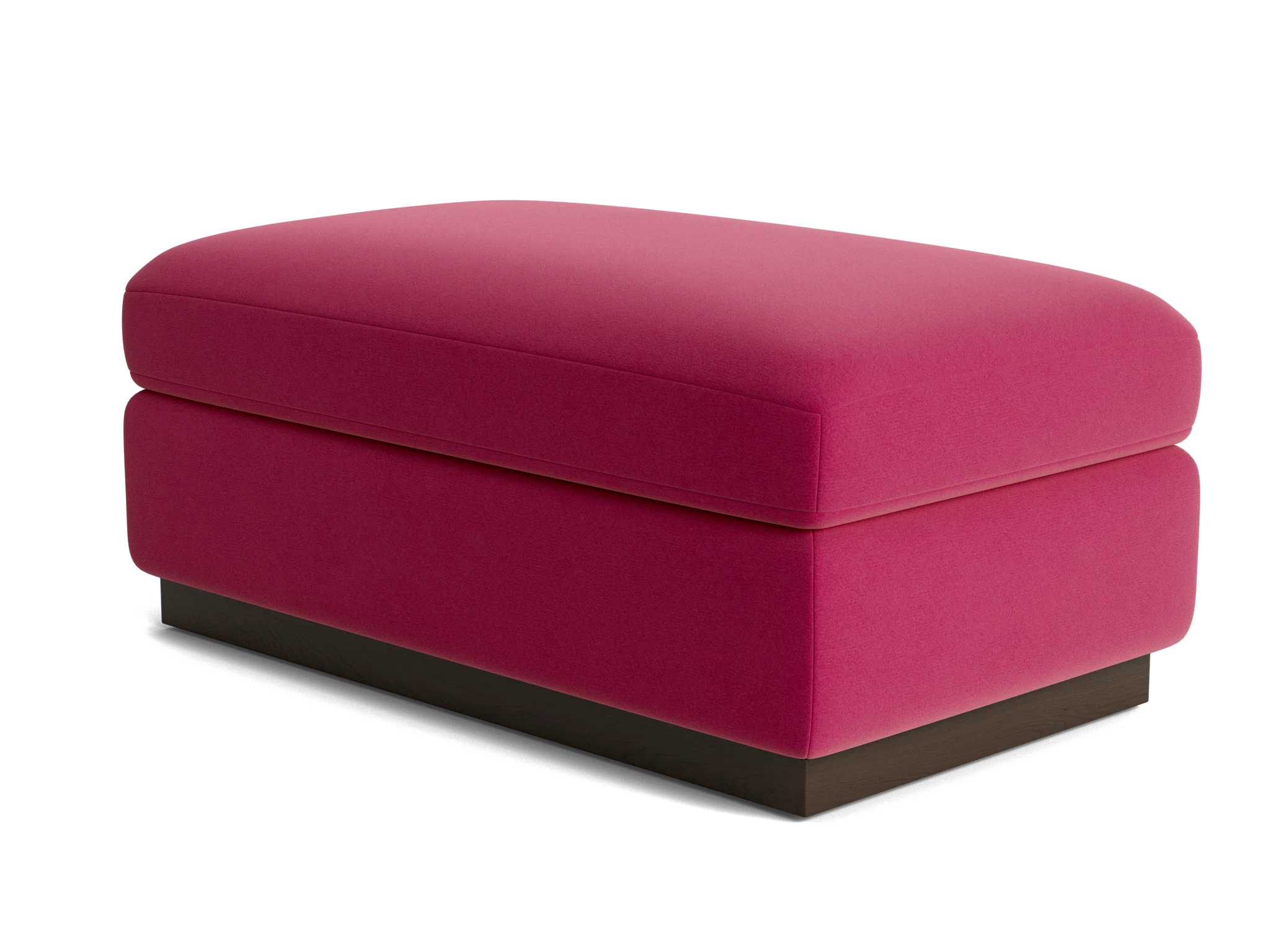 holt half ottoman royale berry