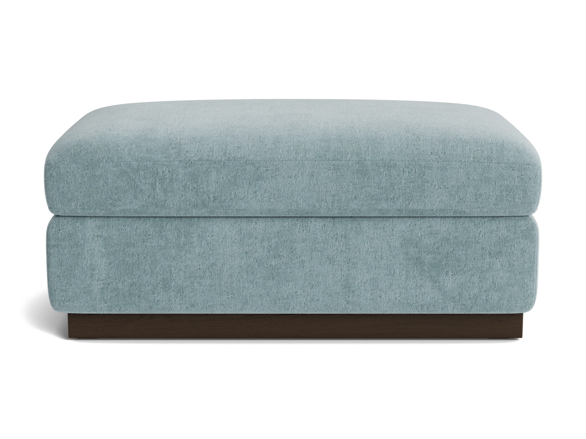 holt half ottoman plush mist