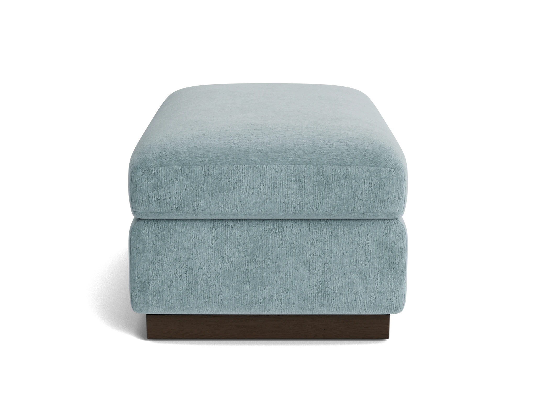 holt half ottoman plush mist