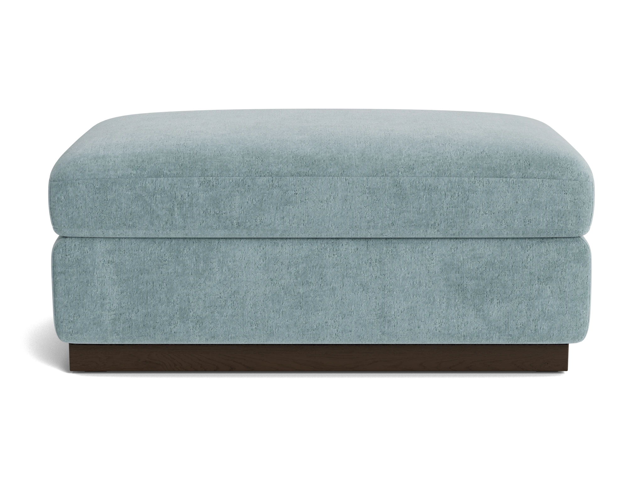 holt half ottoman plush mist