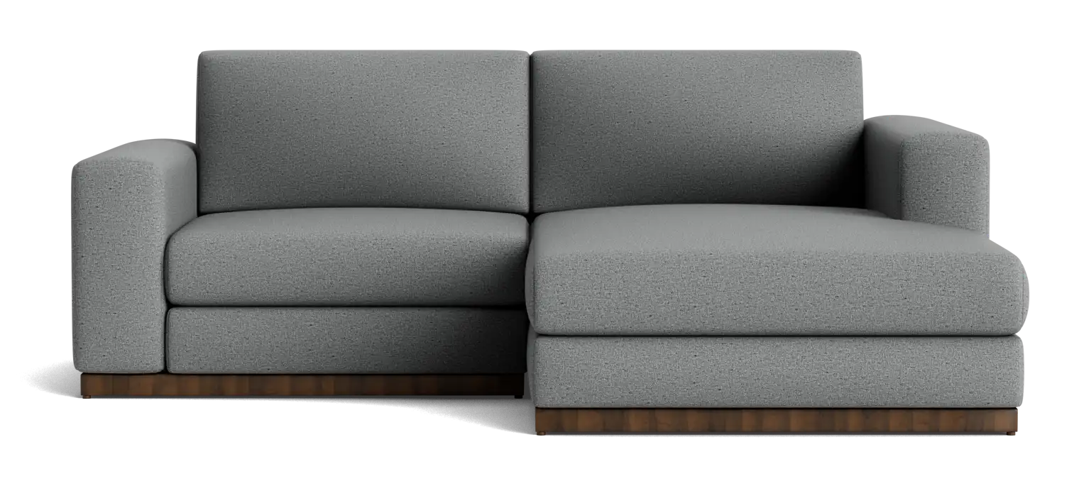holt modular compact sectional essence ash