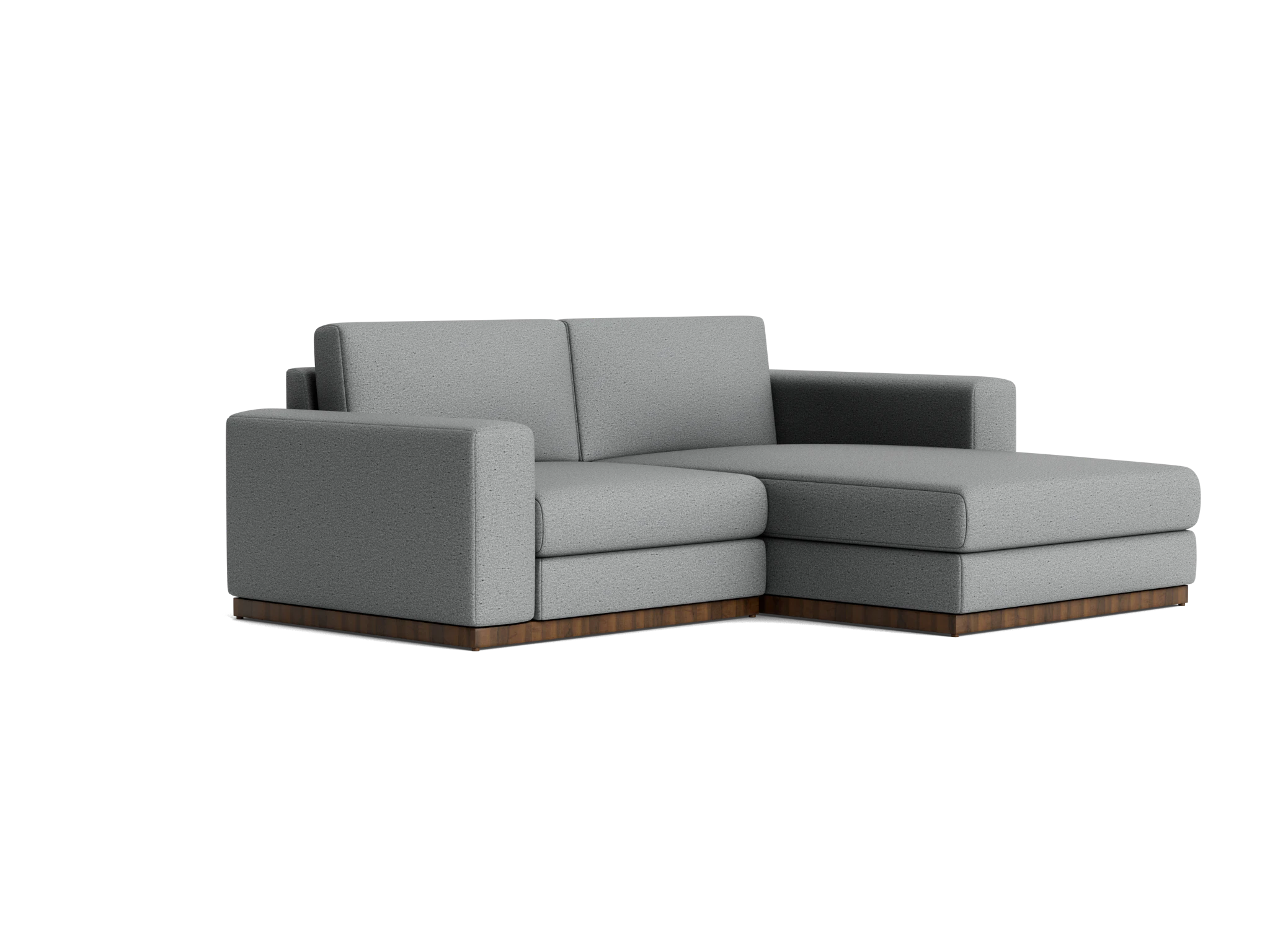 holt modular compact sectional essence ash