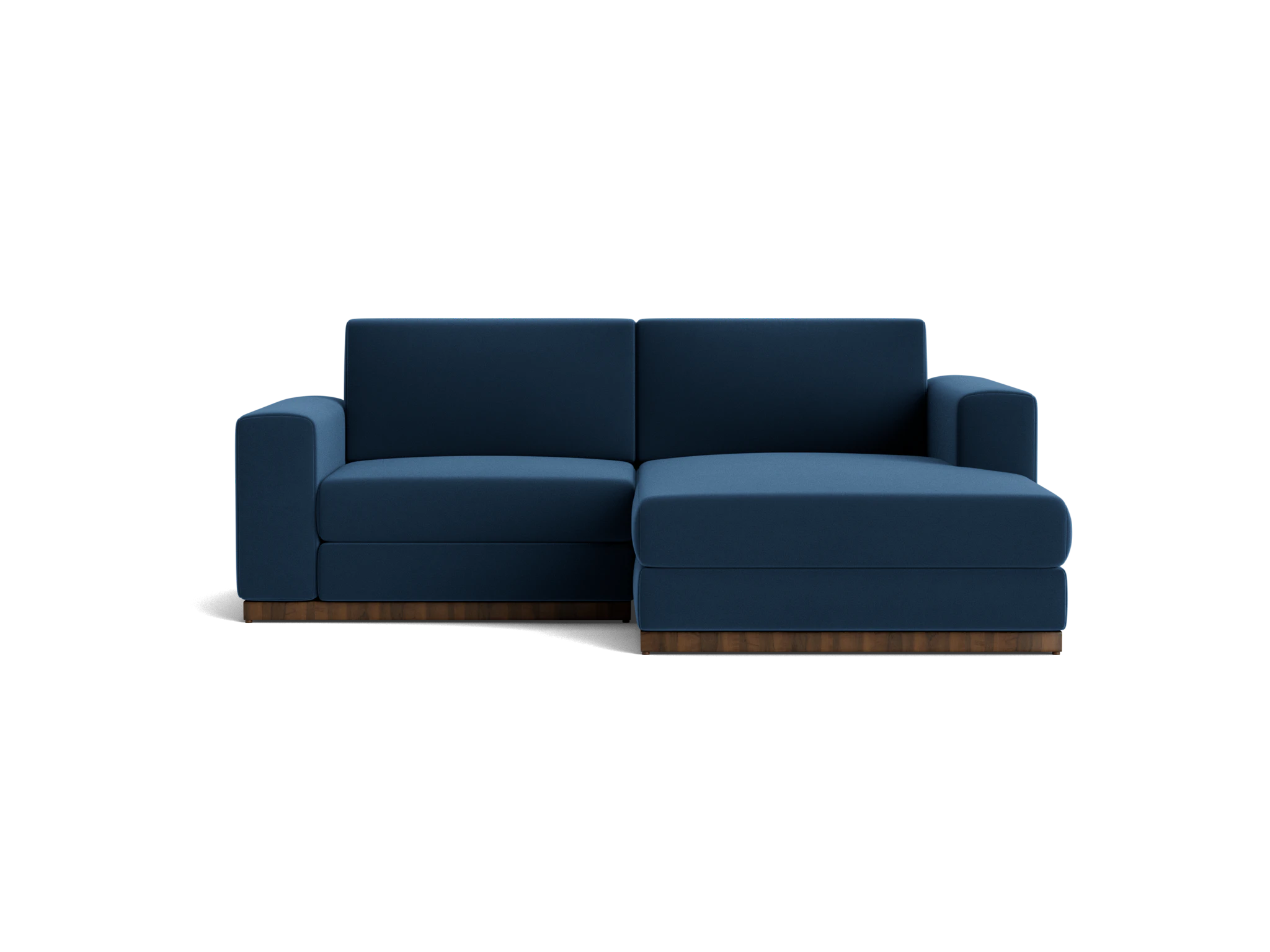 holt modular compact sectional royale cobalt